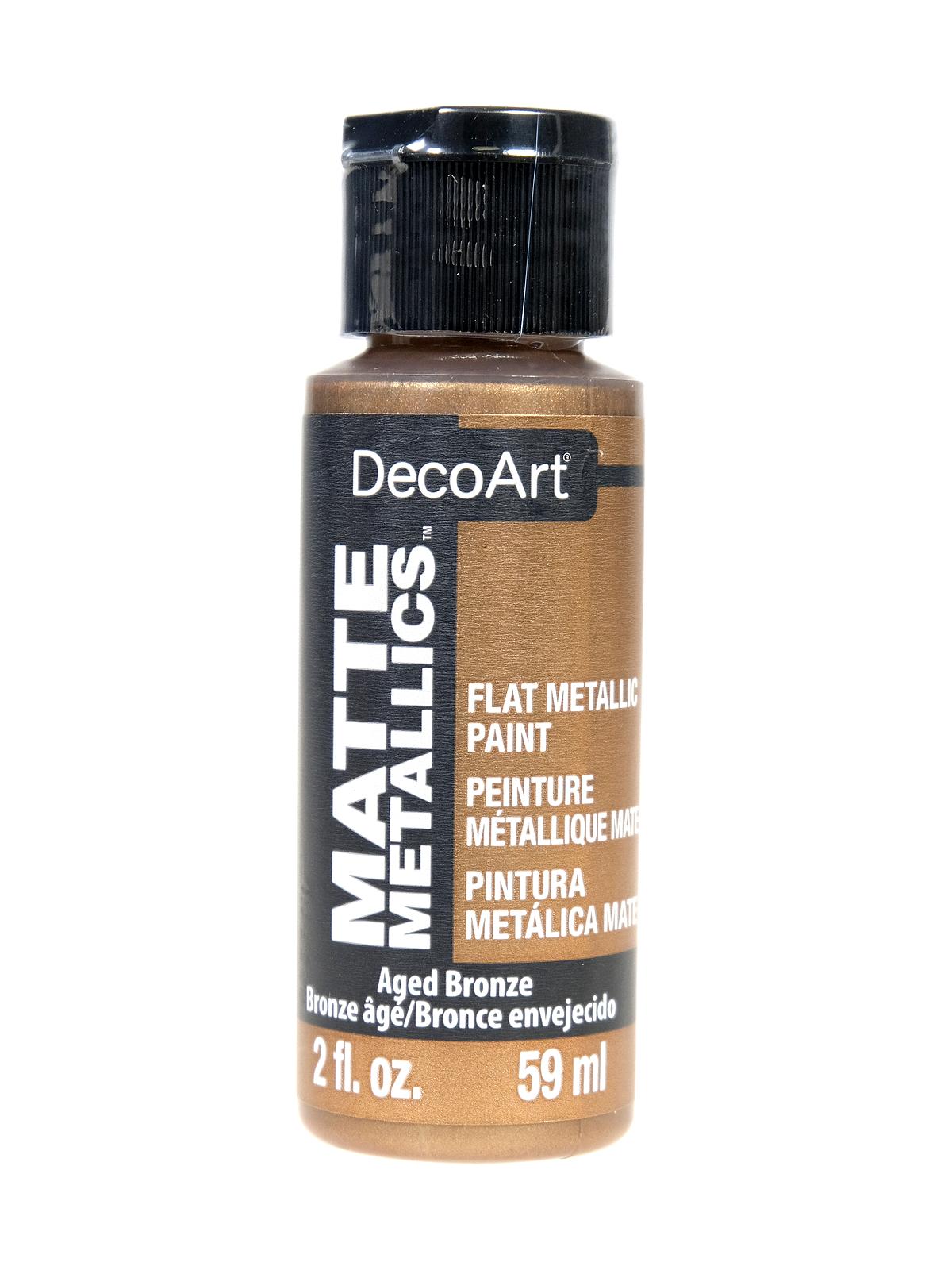 Matte Metallics Paint aged bronze 2 oz.