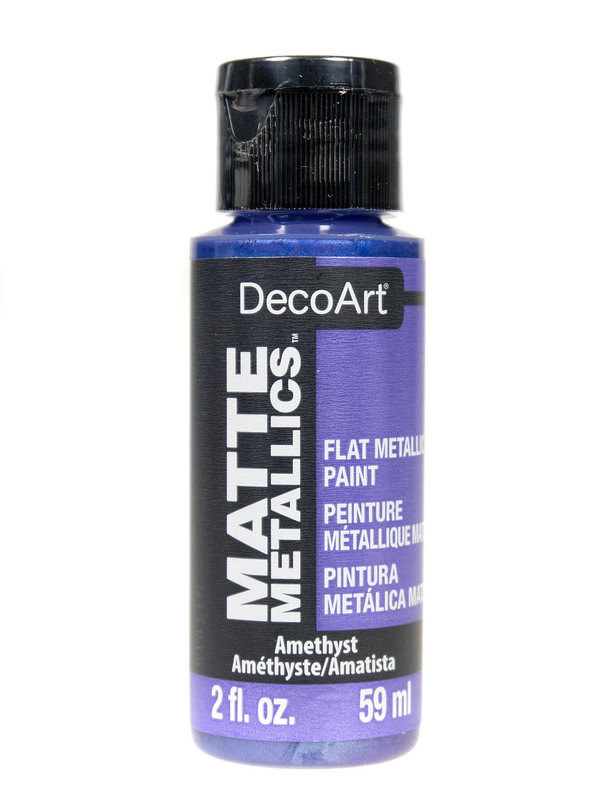 Matte Metallics Paint amethyst 2 oz.