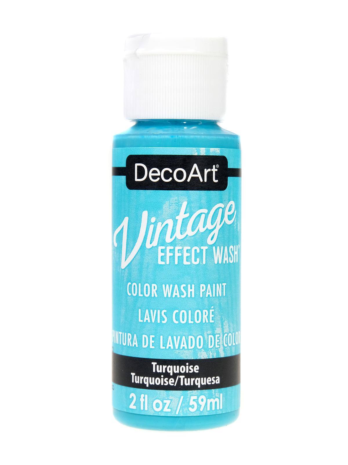Vintage Effects Wash Paint turquoise 2 oz.