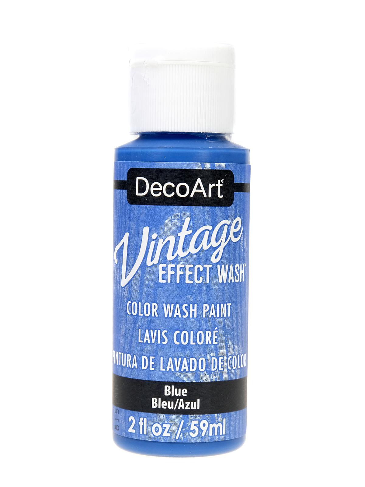 Vintage Effects Wash Paint blue 2 oz.