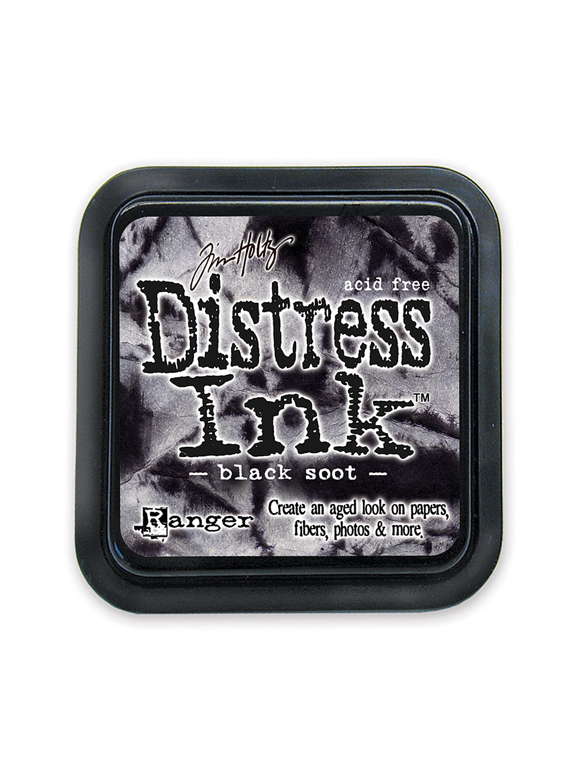 Tim Holtz Distress Ink black soot pad
