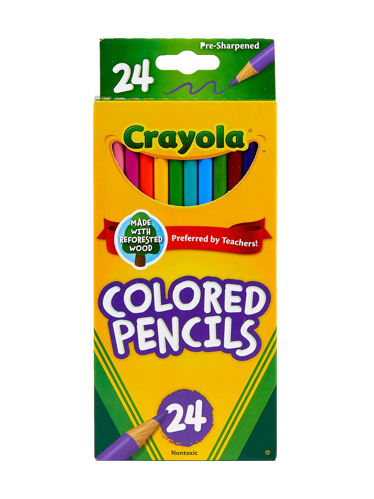 Colored Pencils box of 24 standard colors