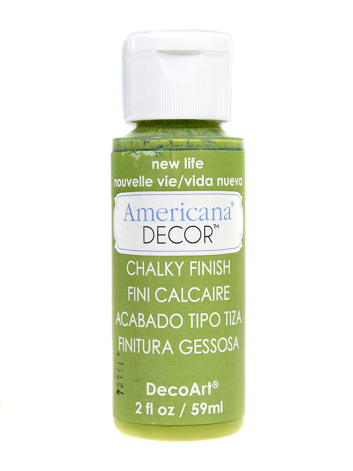 Americana Decor Chalky Finish Paint new life 2 oz.