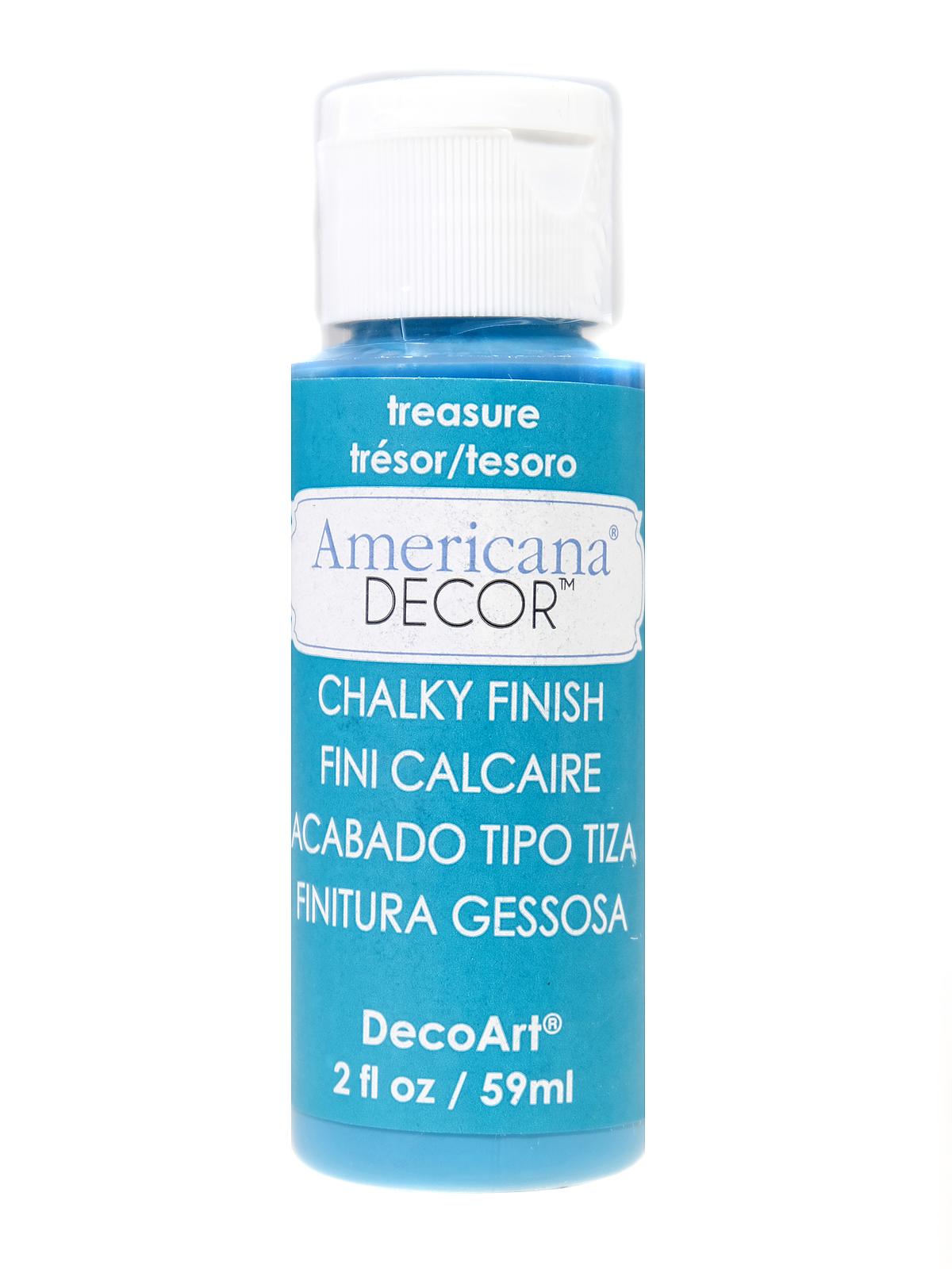 Americana Decor Chalky Finish Paint treasure 2 oz.