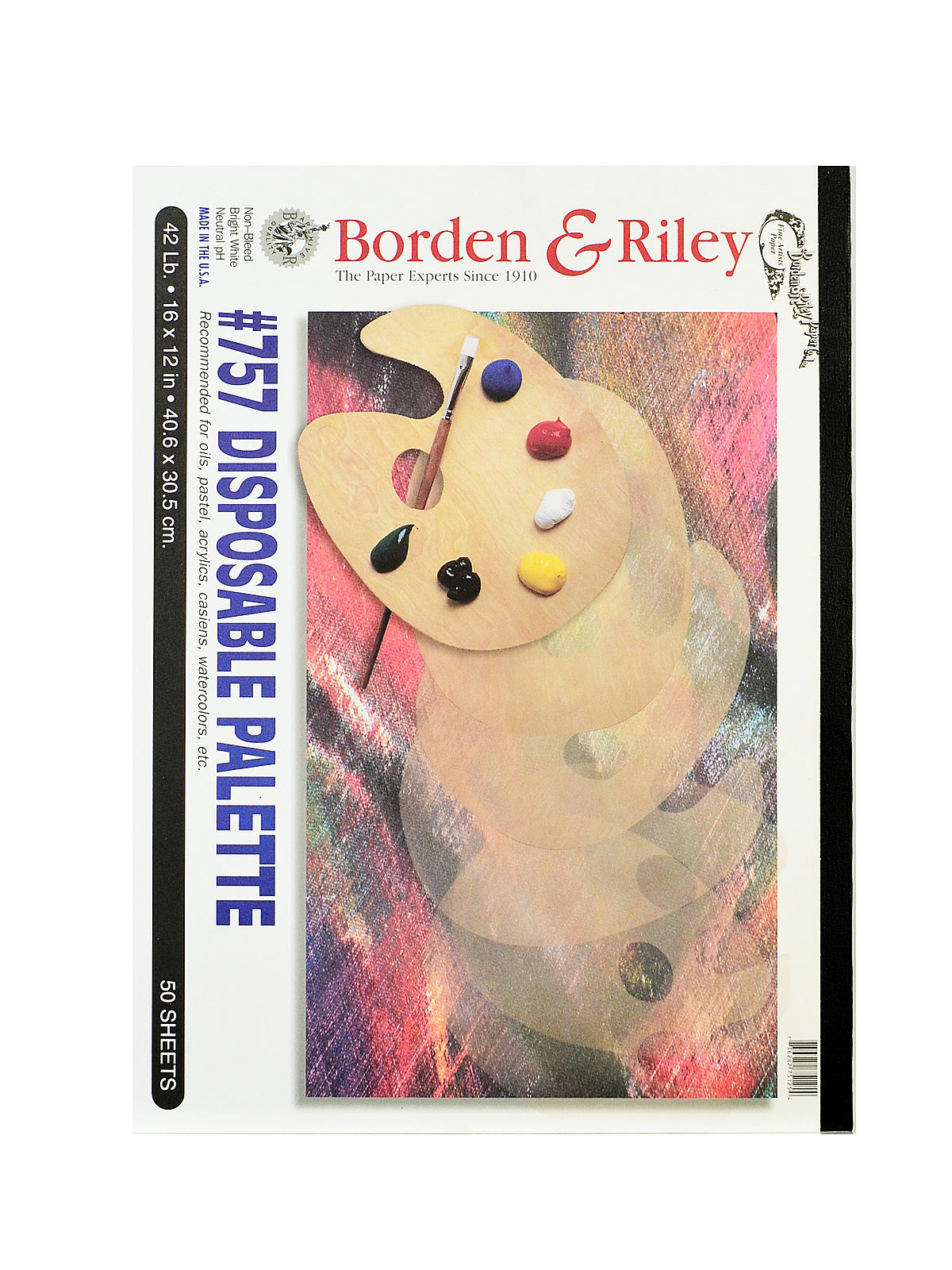 #757 Disposable Palette Pad 12 in. x 16 in.