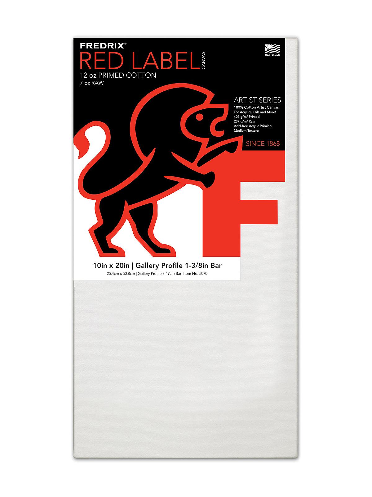 Red Label Gallerywrap Stretched Canvas 10 in. x 20 in. each