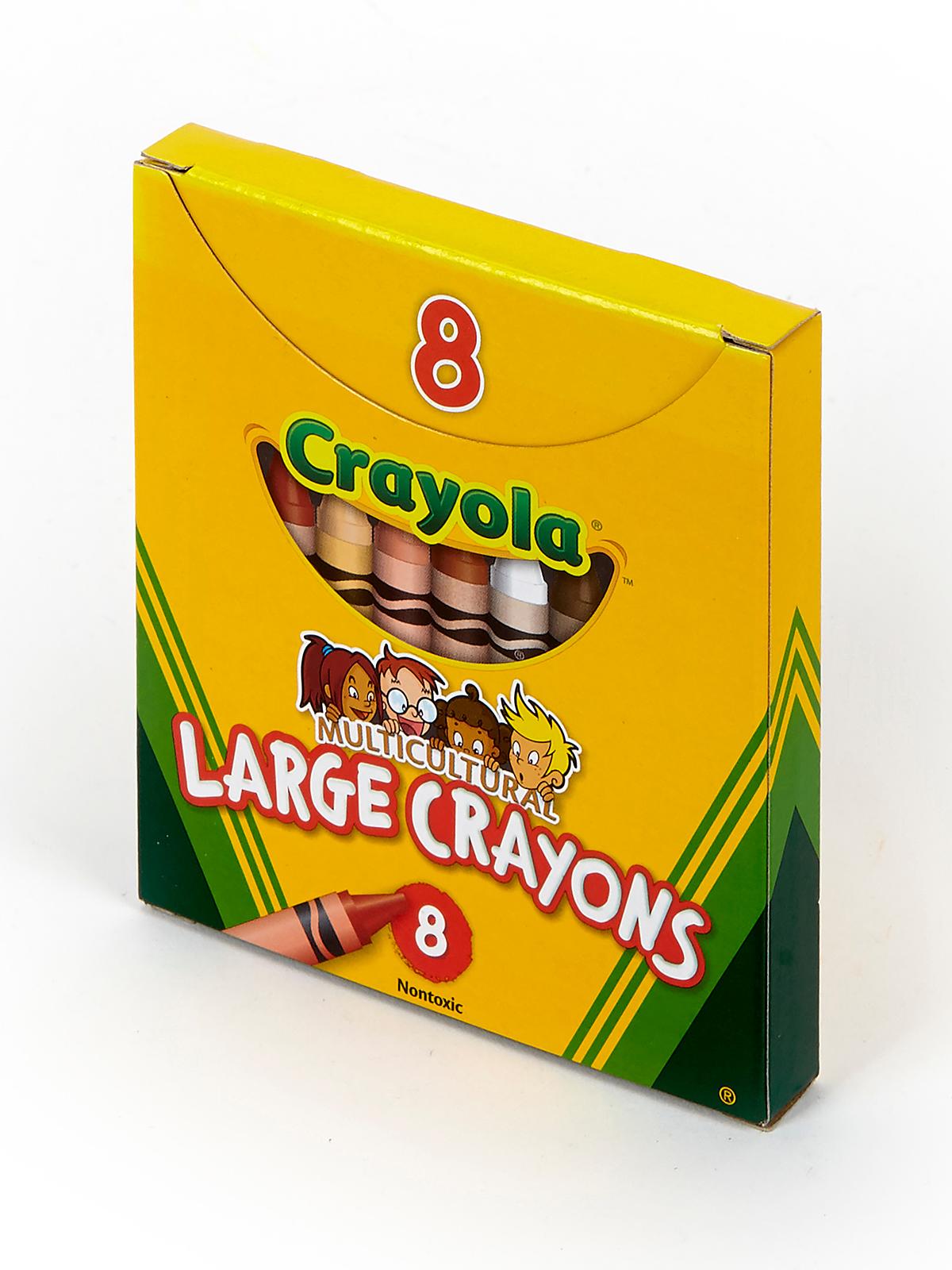 Multicultural Crayons Large Box Of 8