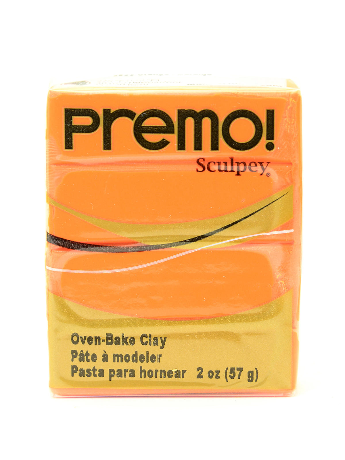 Premo Premium Polymer Clay Orange 2 Oz.