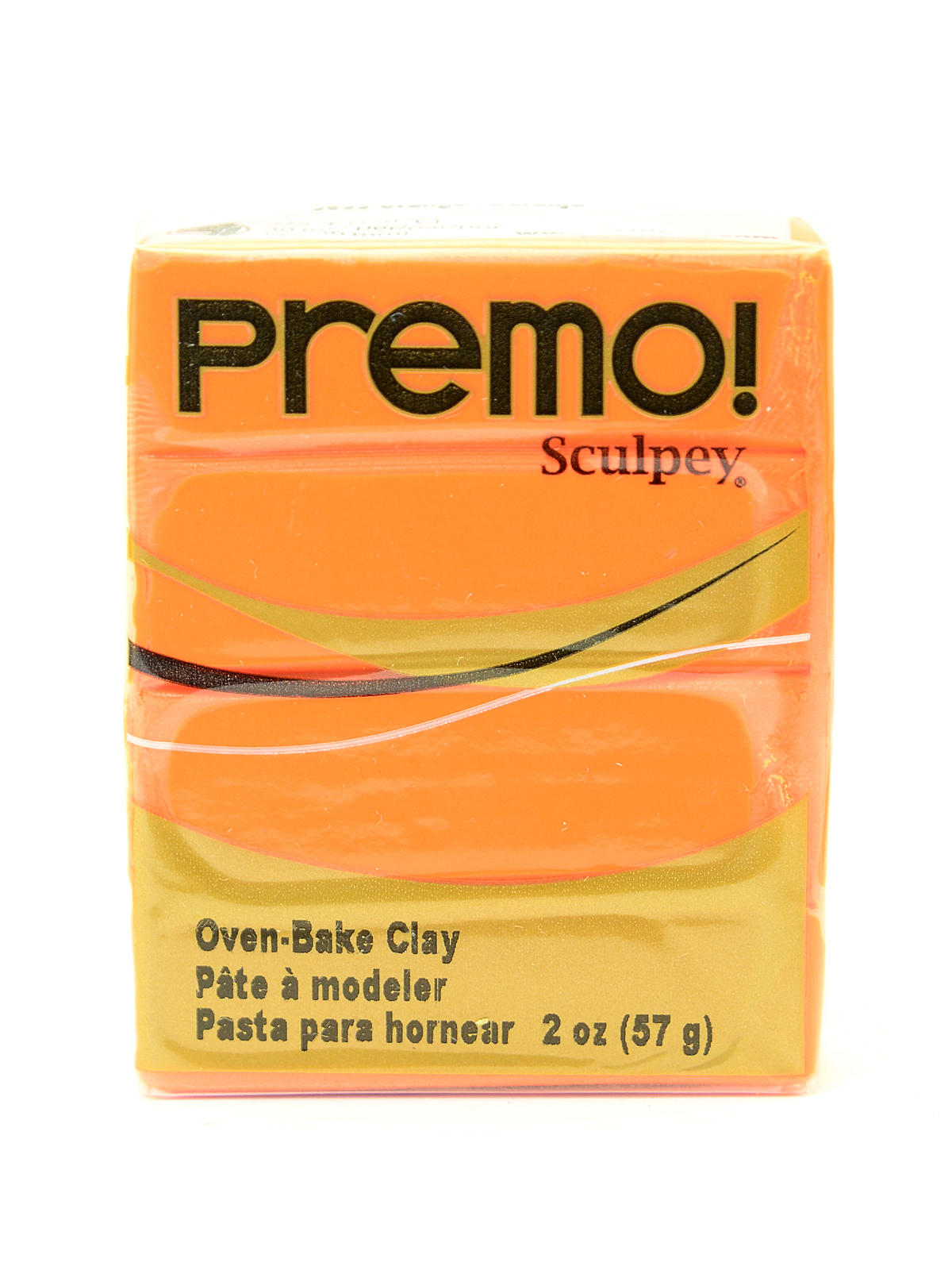 Premo Premium Polymer Clay orange 2 oz.