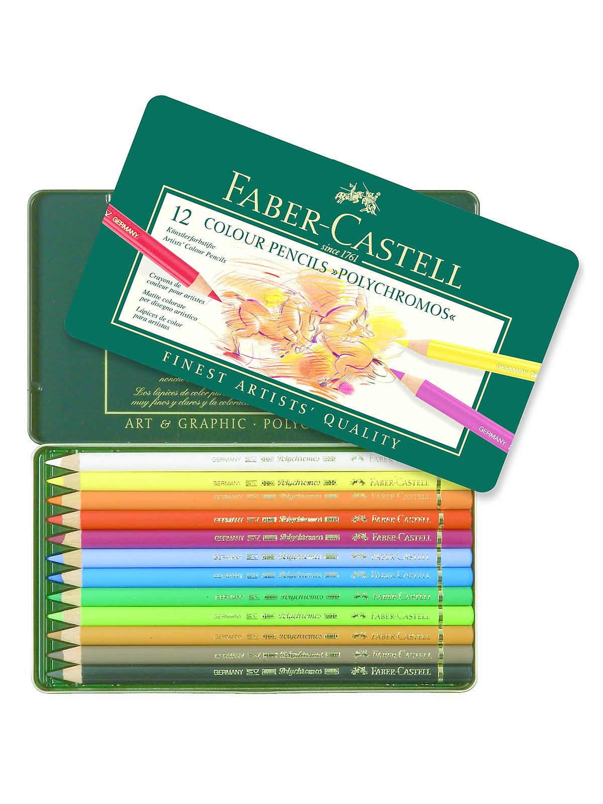 Polychromos Colored Pencil Sets set of 12