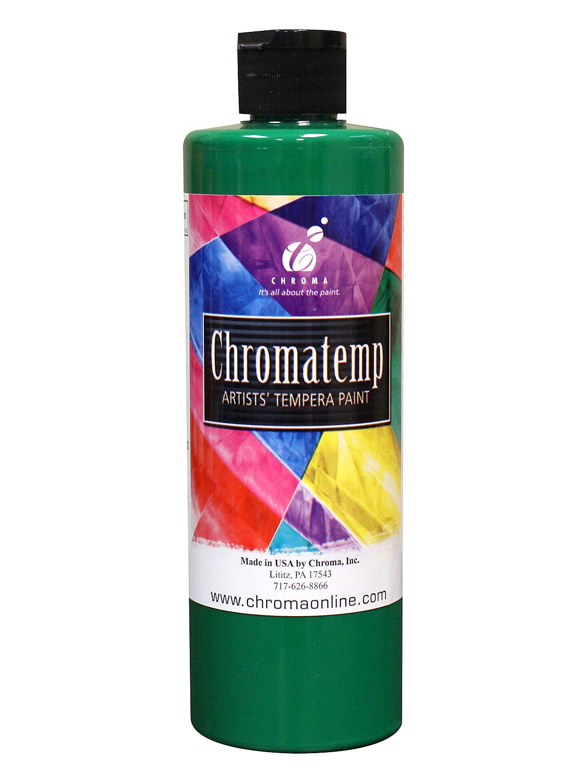 ChromaTemp Pearlescent Tempera Paint Green 500 Ml