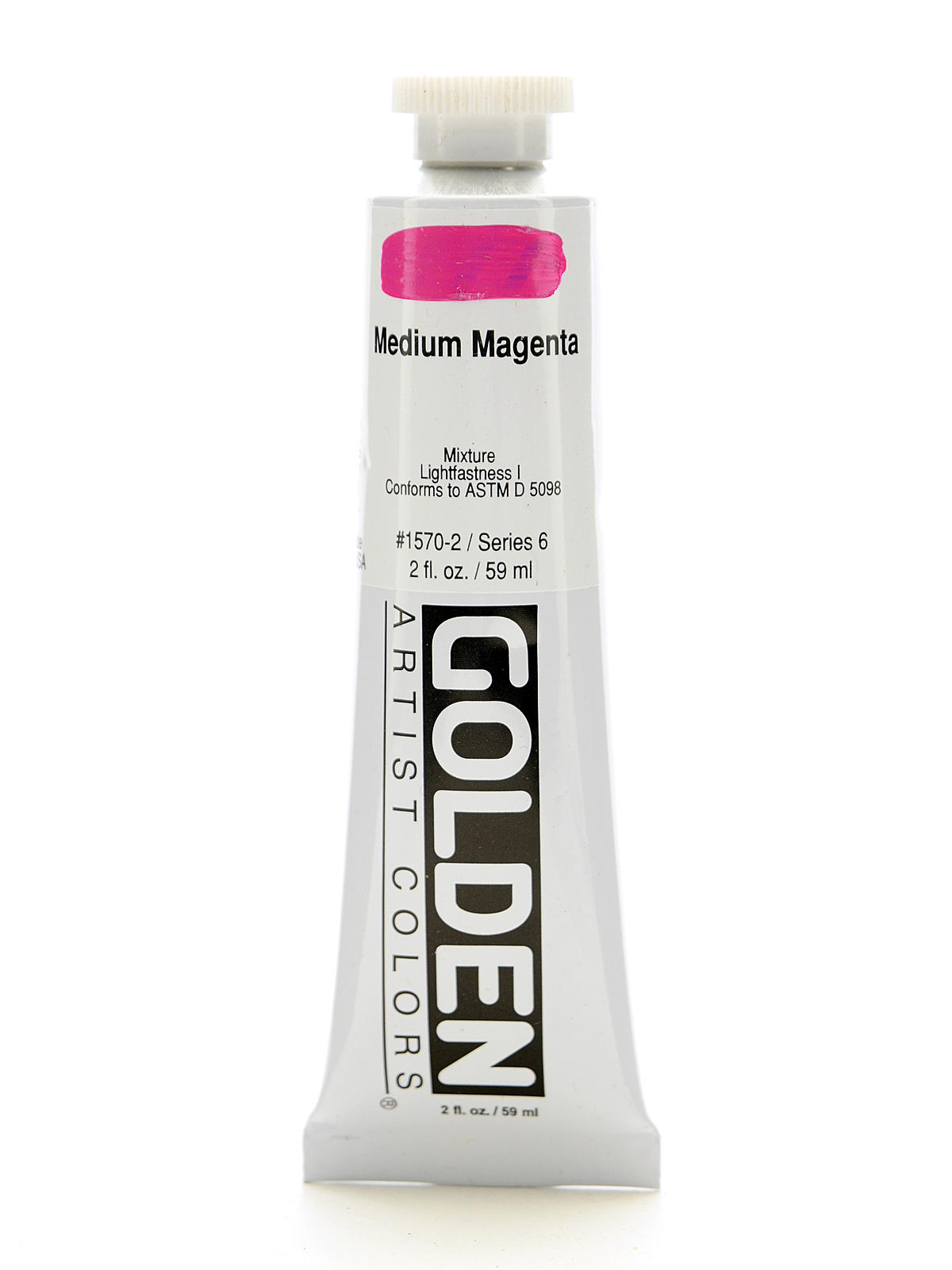 Heavy Body Acrylics medium magenta 2 oz.