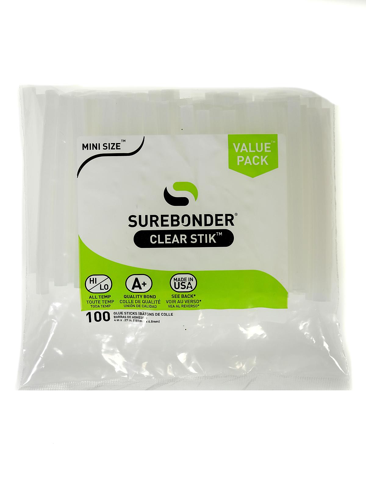 All Purpose Mini Glue Sticks pack of 100