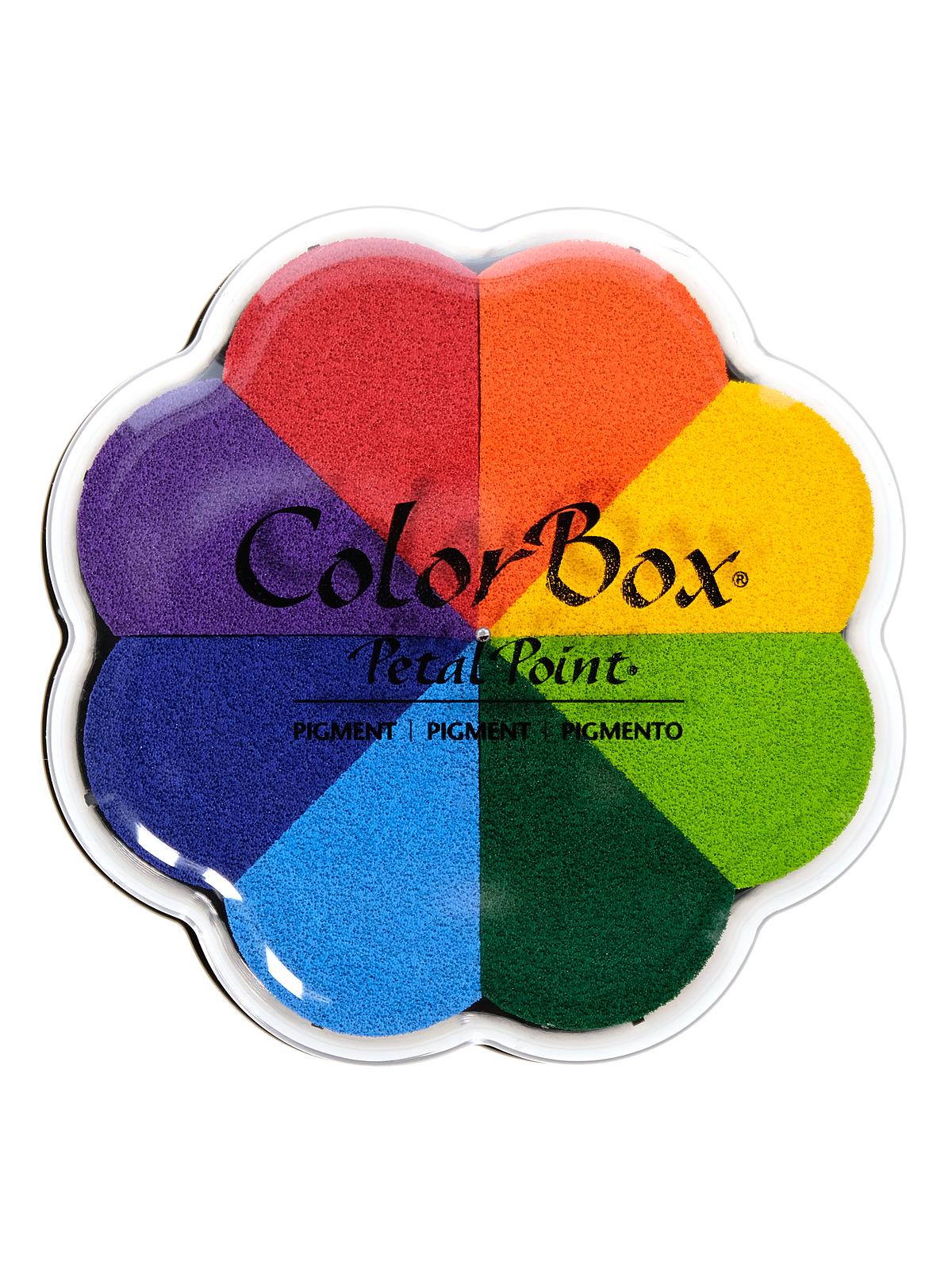 Colorbox Petal Point Stamp Pads Pinwheel Set Of 8