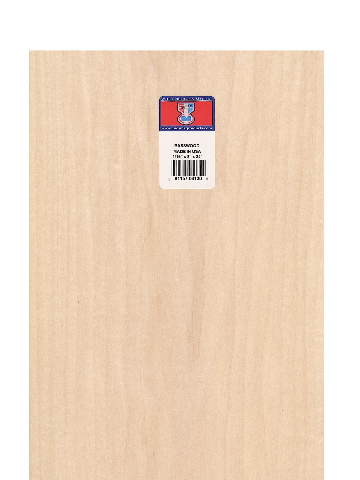 Basswood Sheets 1 16 In. 8 In. X 24 In.