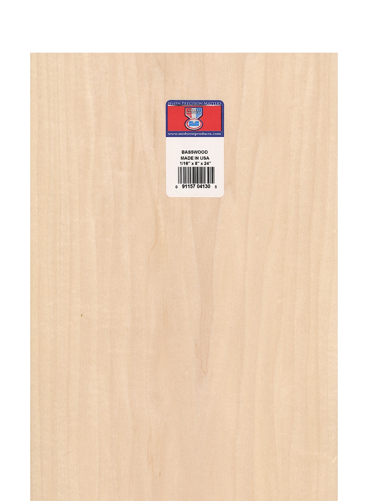 Basswood Sheets 1 16 in. 8 in. x 24 in.