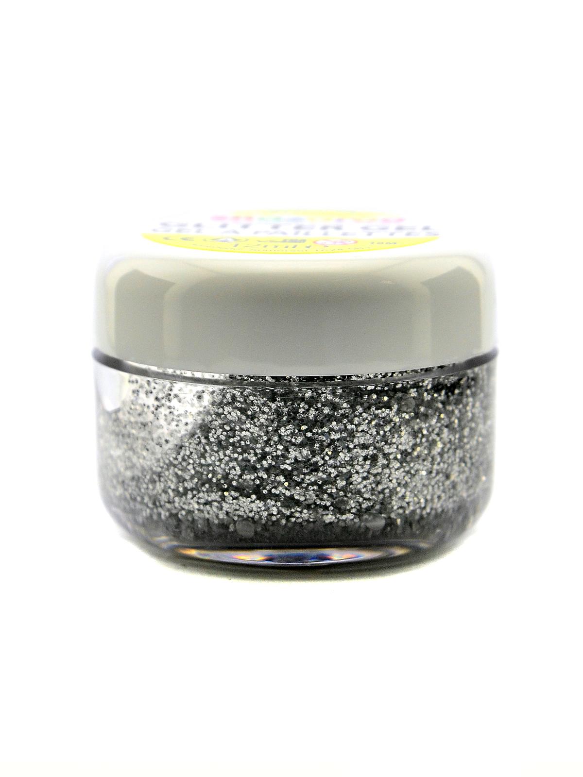 Face And Body Glitter Gel Silver 12 Ml