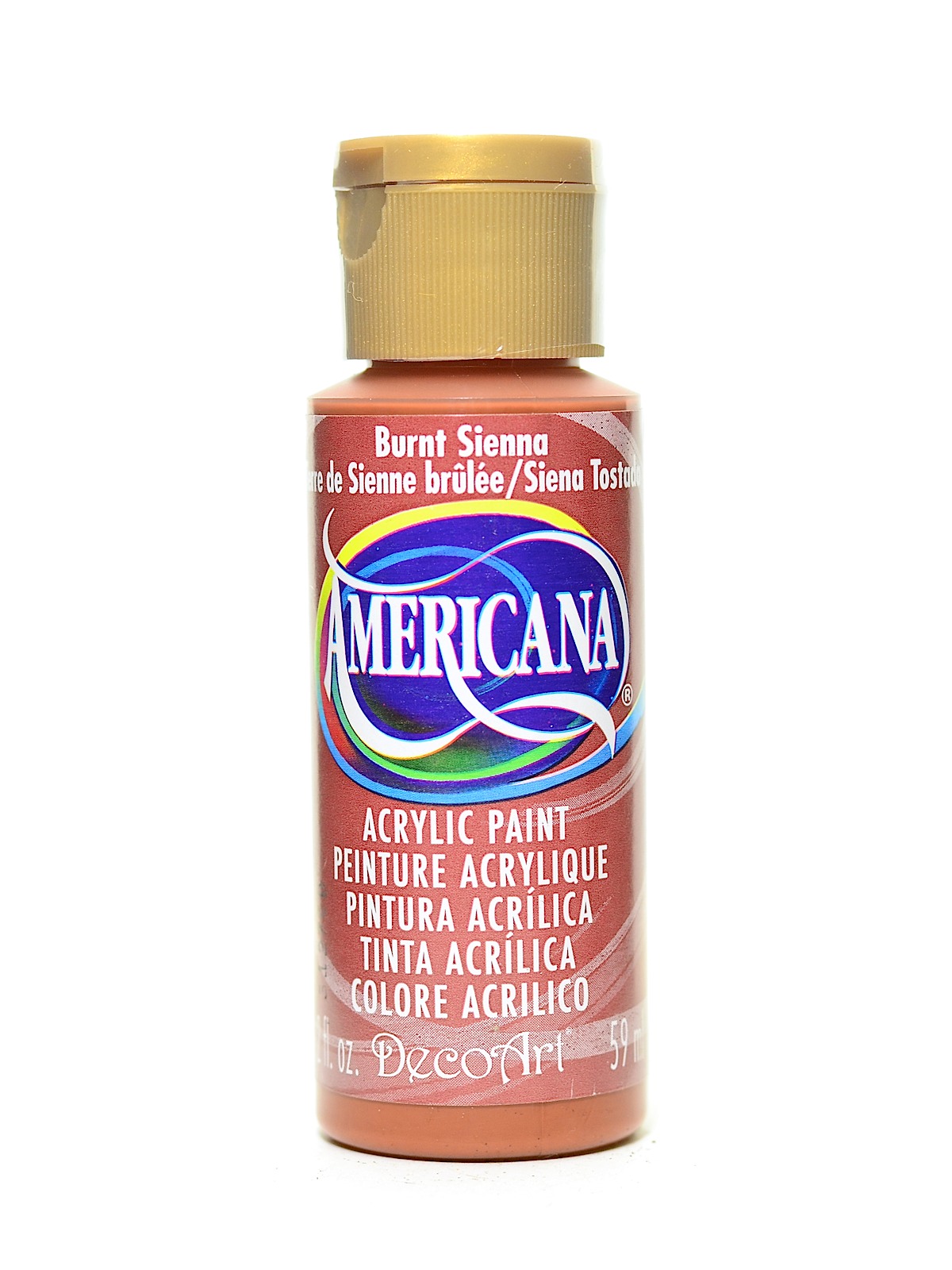 Americana Acrylic Paints burnt sienna 2 oz.