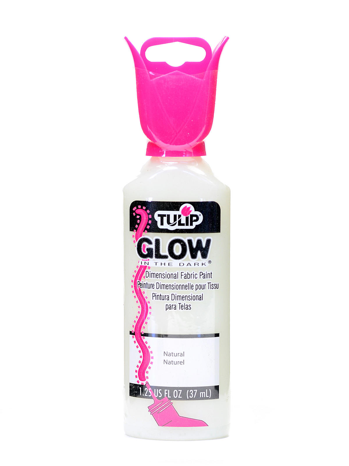 Glow in the Dark Dimensional Fabric Paint natural 1 1 4 oz.