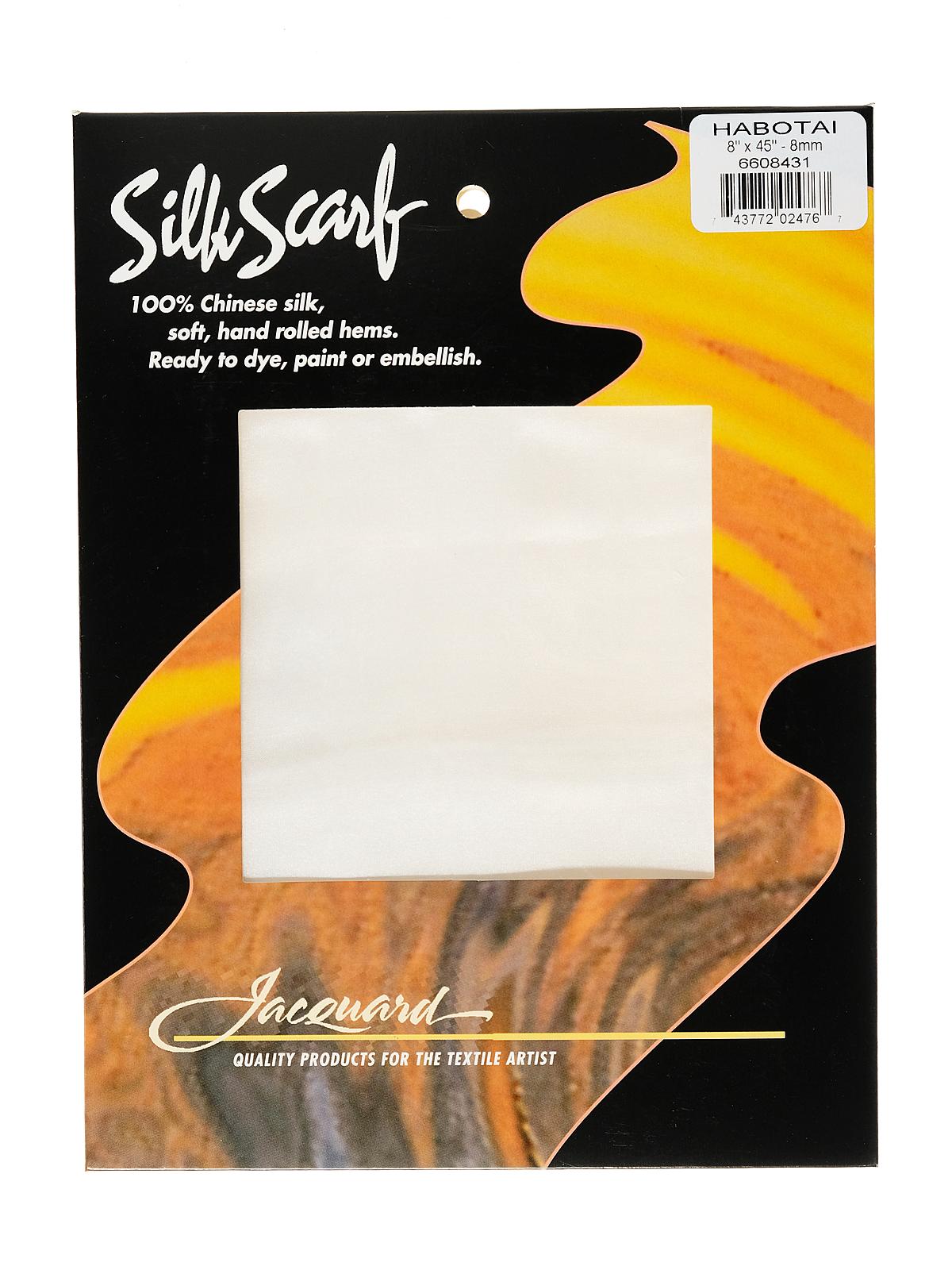 Blank Silk Scarves 8 In. X 45 In.