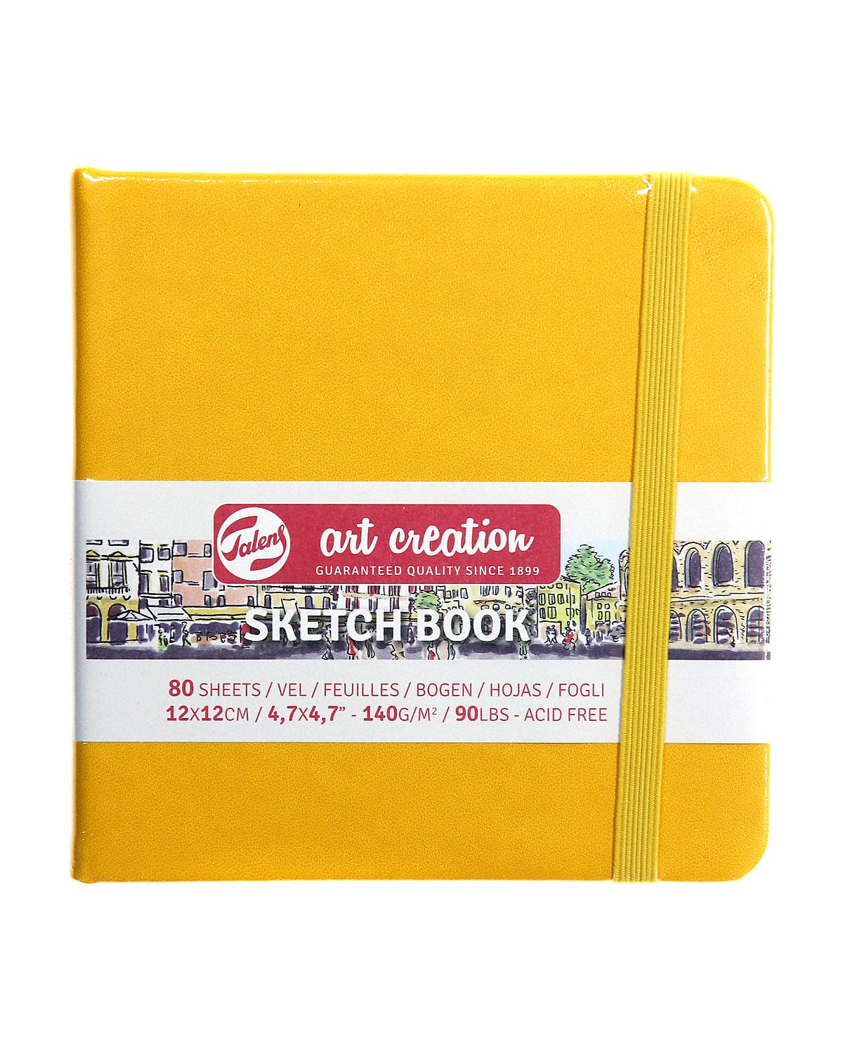 Art Creations Sketchbooks 140 G Golden Yellow 12 Cm X 12 Cm