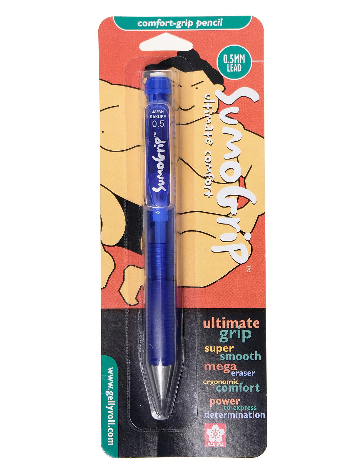 Sumo Grip Pencil clear blue 0.5 mm carded