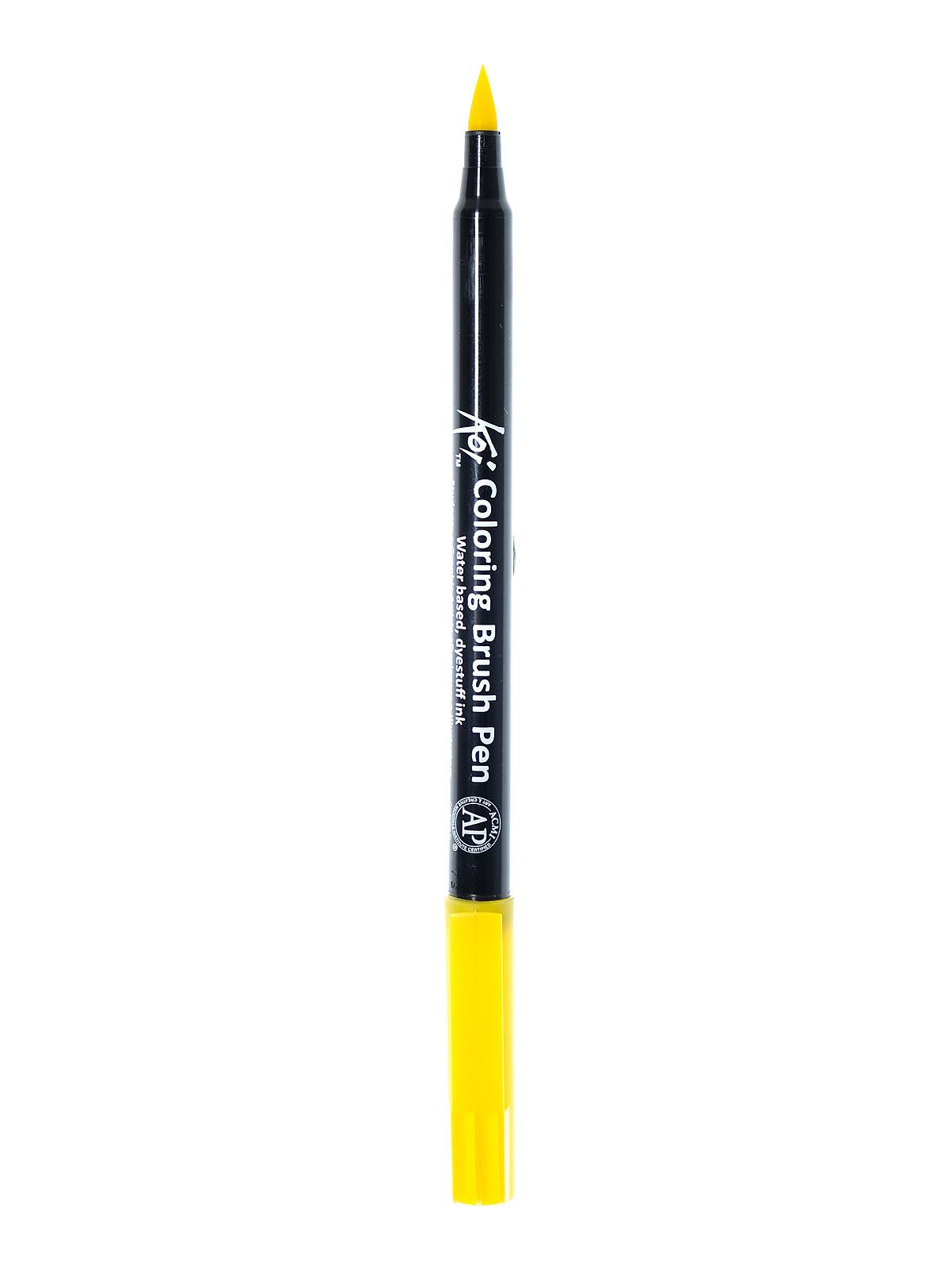 Koi Coloring Brush Pens yellow 3