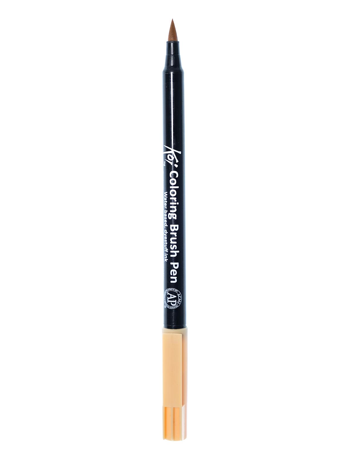 Koi Coloring Brush Pens woody brown 407