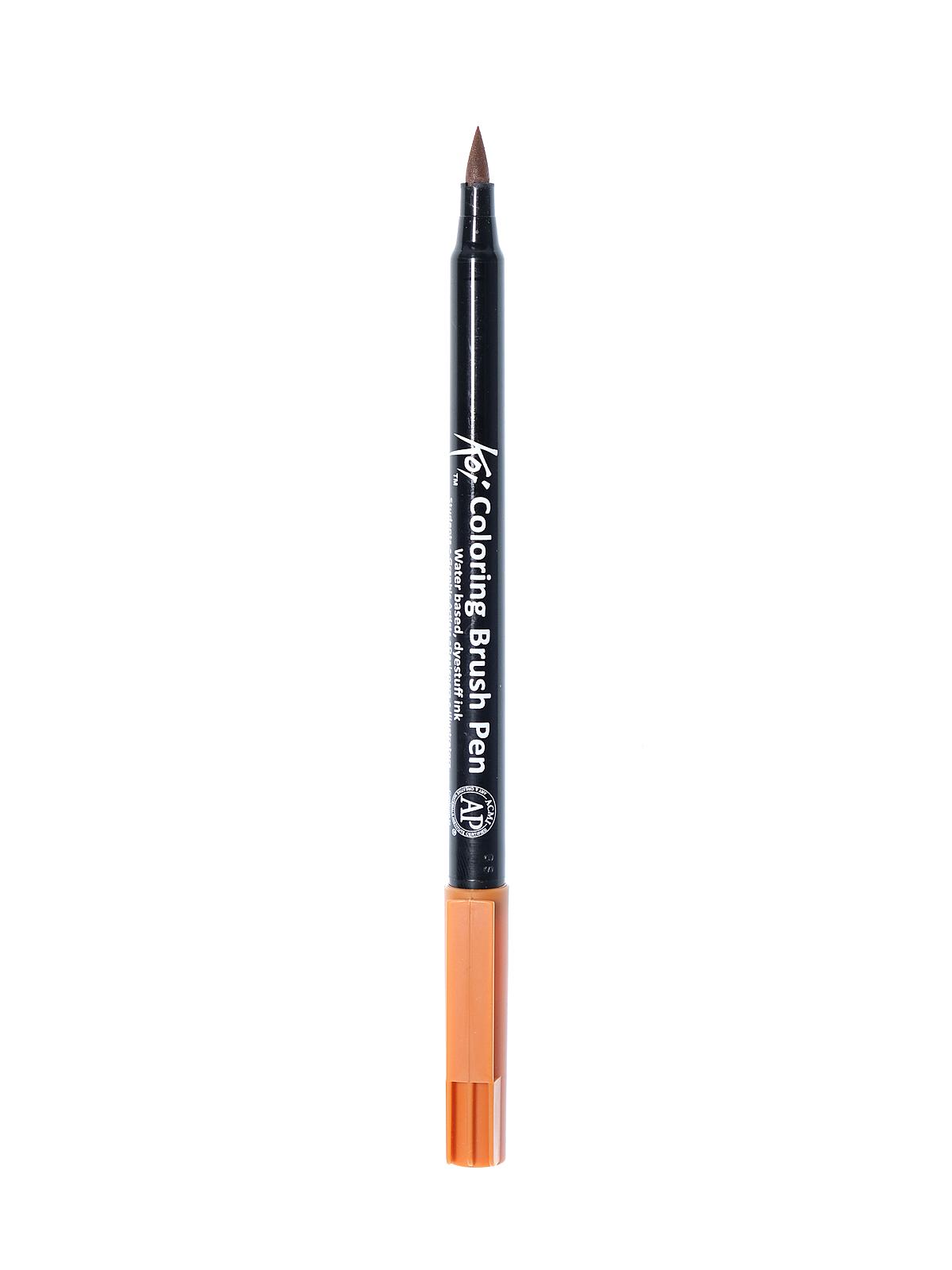 Koi Coloring Brush Pens raw sienna 14