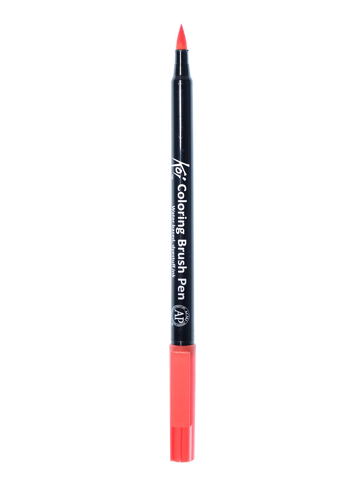 Koi Coloring Brush Pens vermilion 18