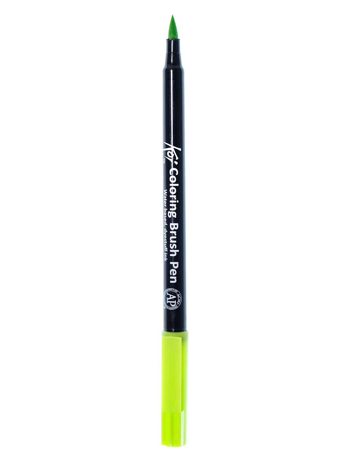 Koi Coloring Brush Pens yellow green 27