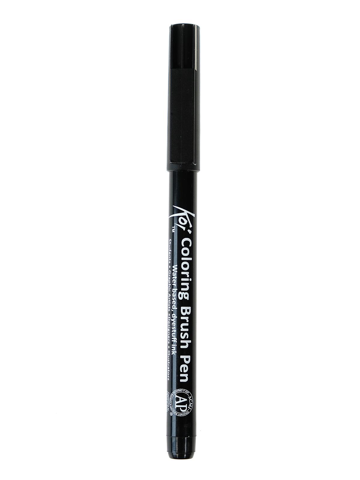 Koi Coloring Brush Pens black 49