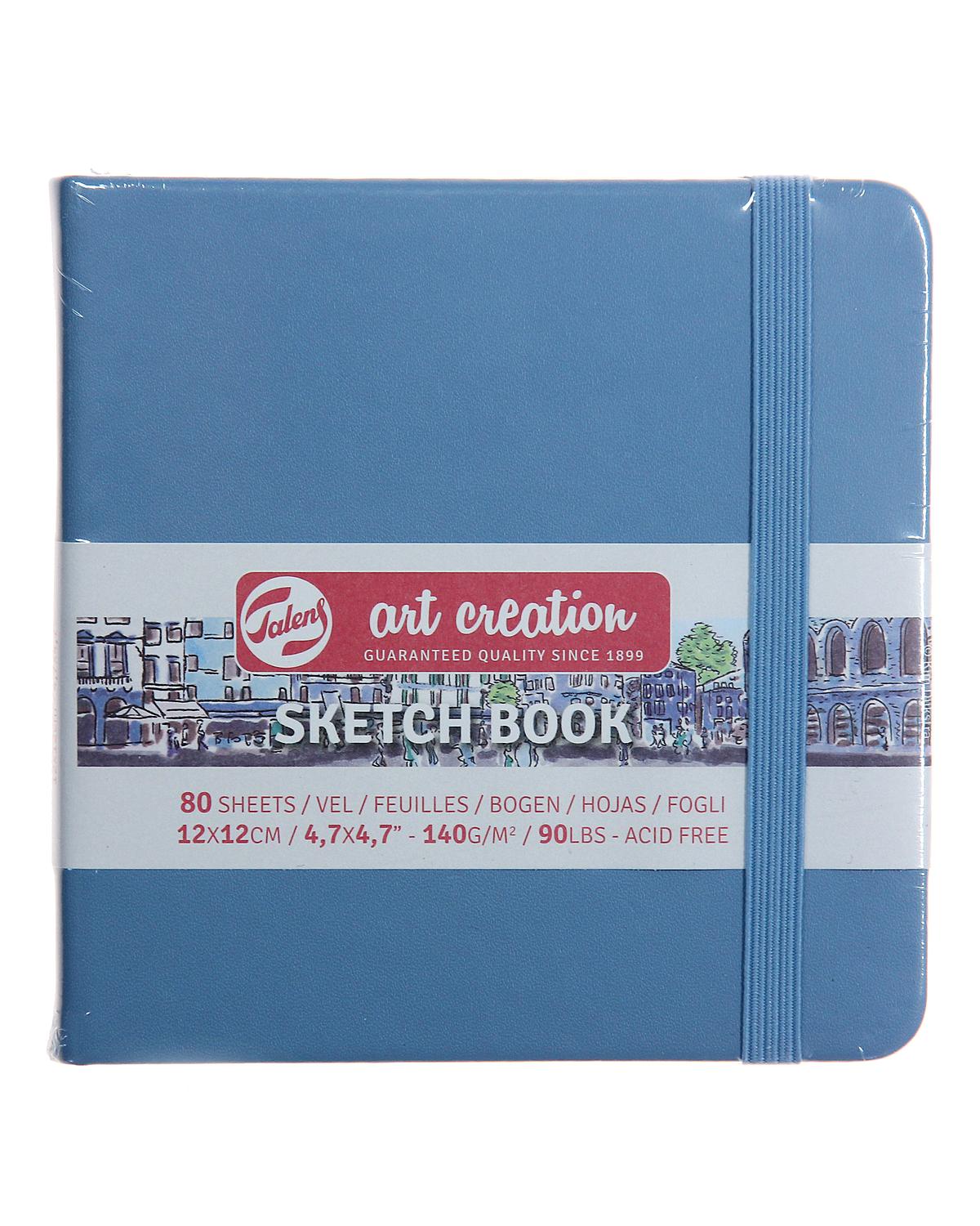 Art Creations Sketchbooks 140 G Lake Blue 12 Cm X 12 Cm