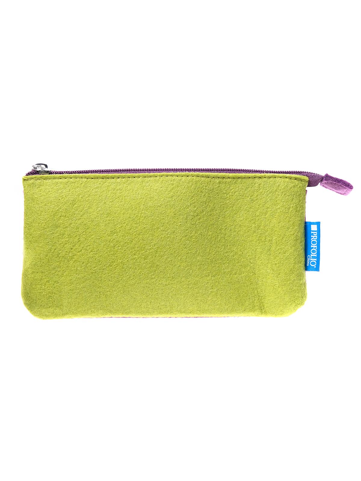 Profolio Midtown Pouch 4 in. x 7 in. green purple each