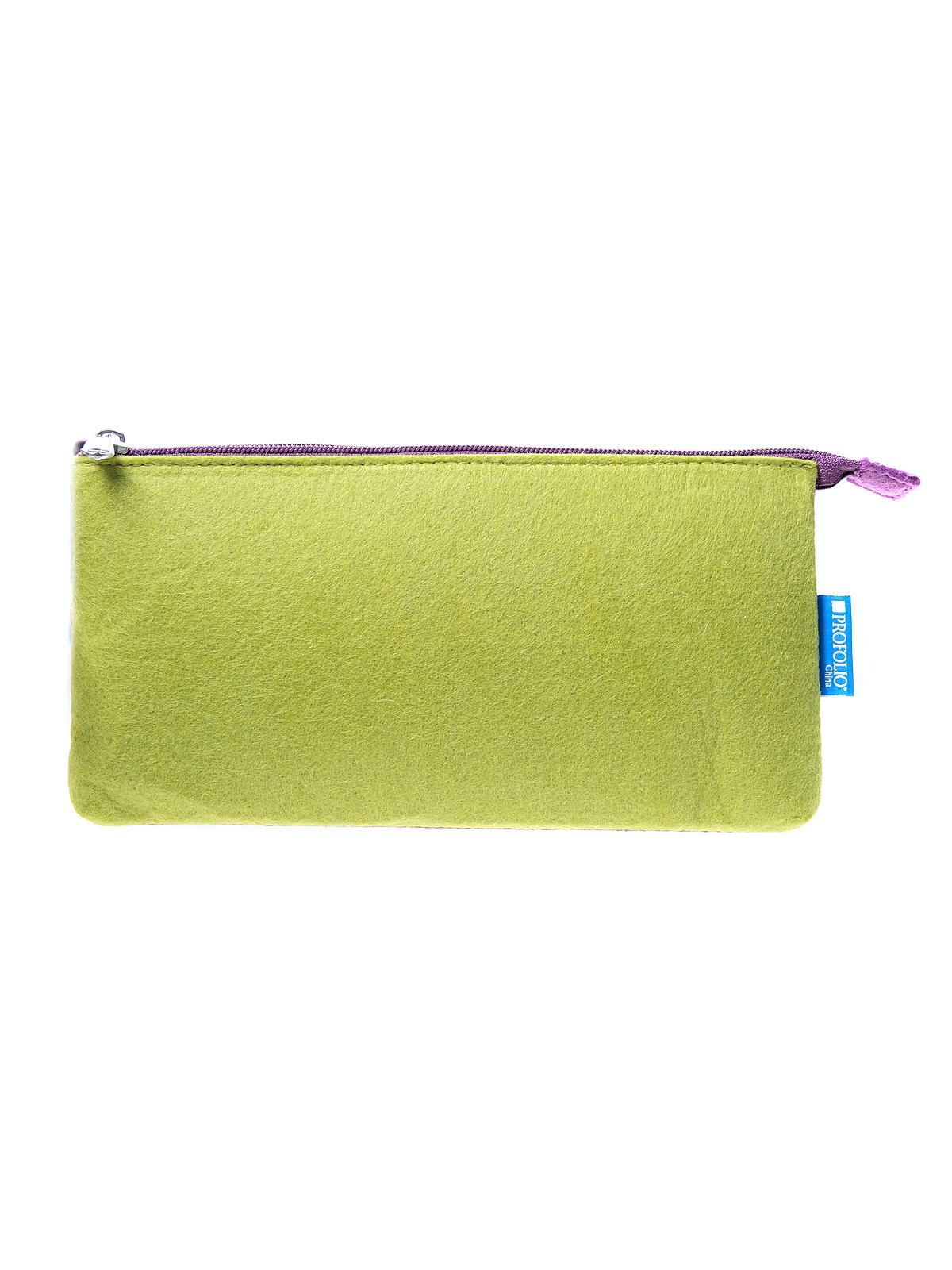 Profolio Midtown Pouch 5 in. x 9 in. green purple each