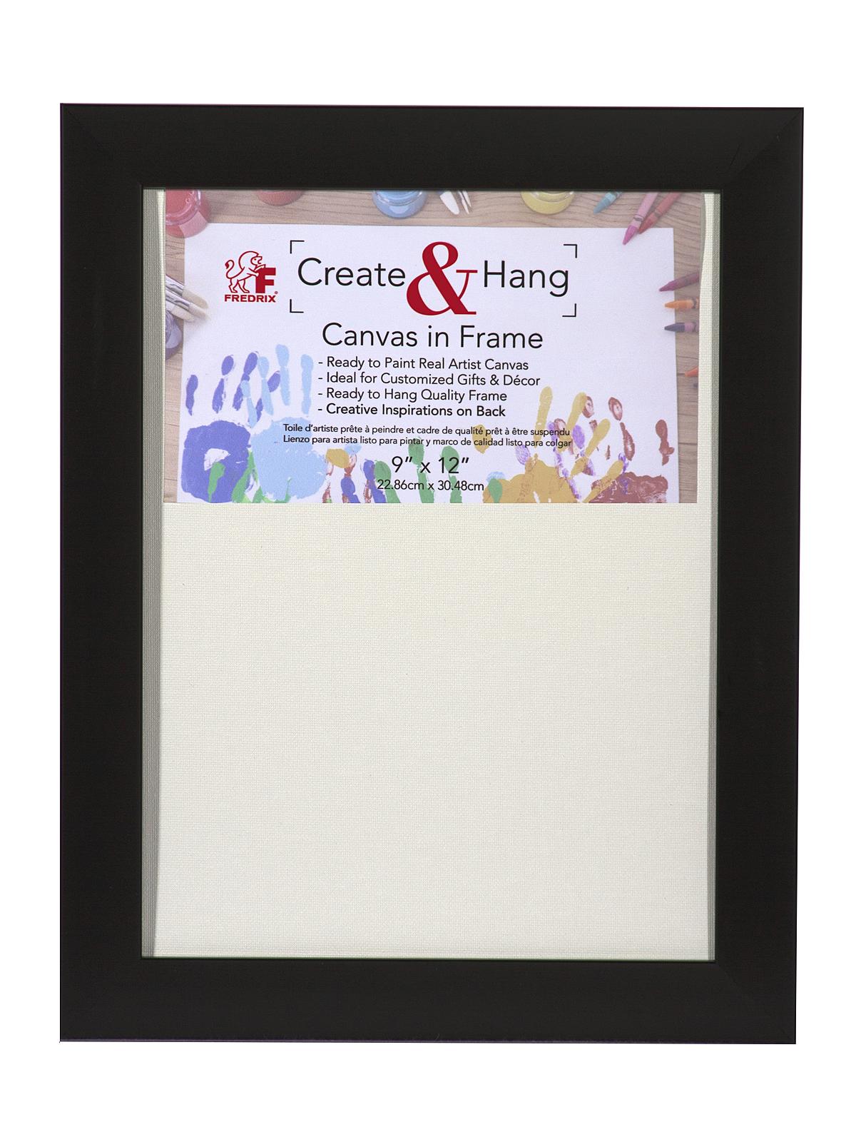 Create & Hang Canvas In Frame Black 9 In. X 12 In.