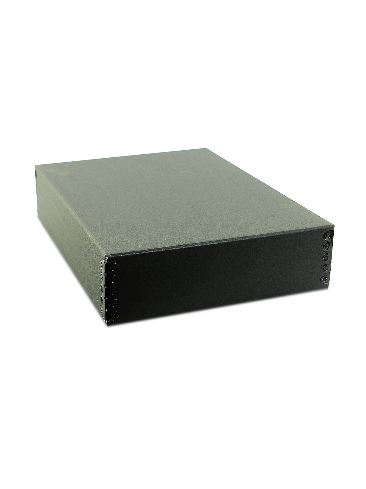 Drop-Front Storage Boxes black 16 in. x 20 in. x 3 in.