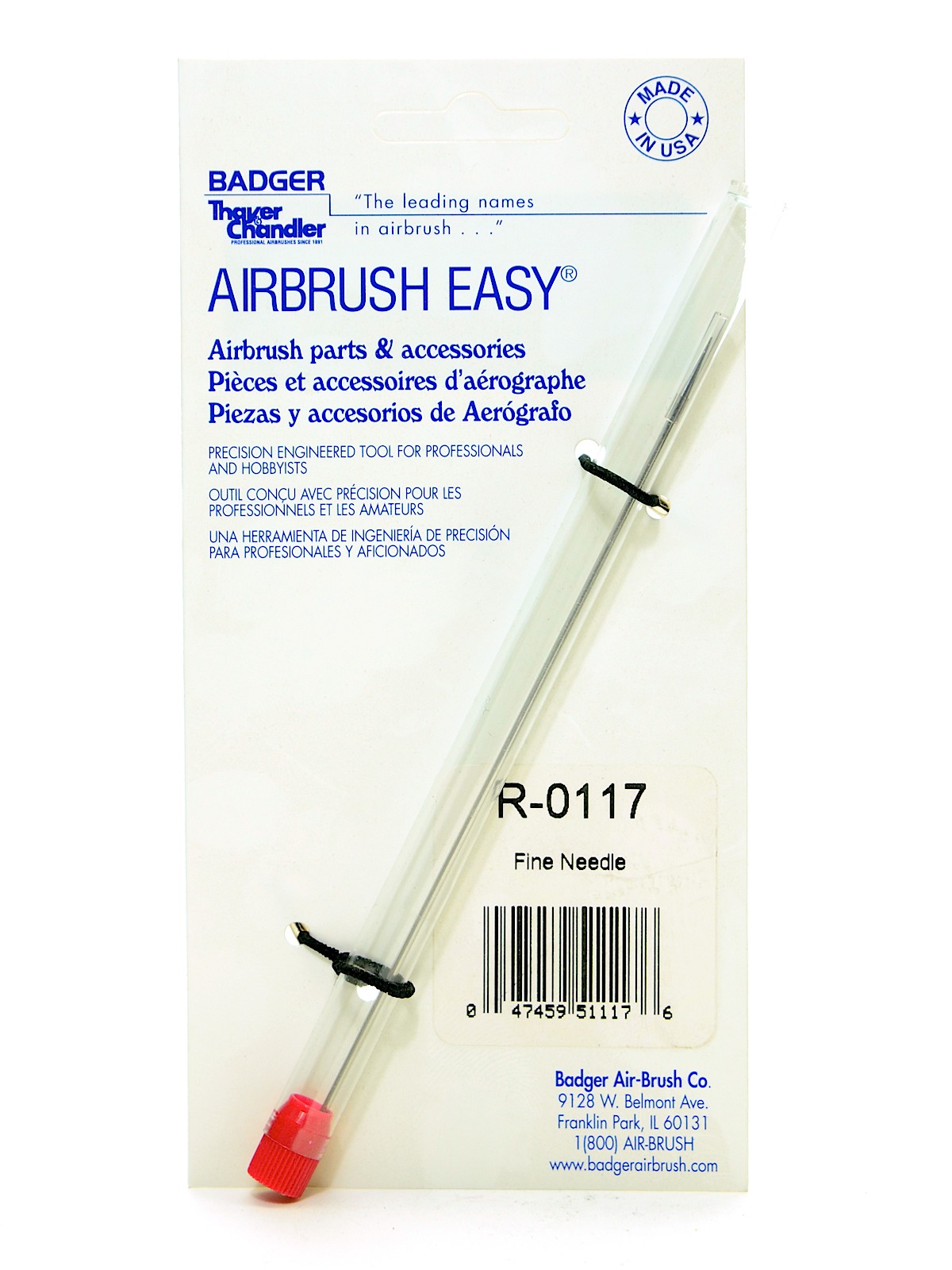 Airbrush Parts Needle For Renegade Fine R-0117