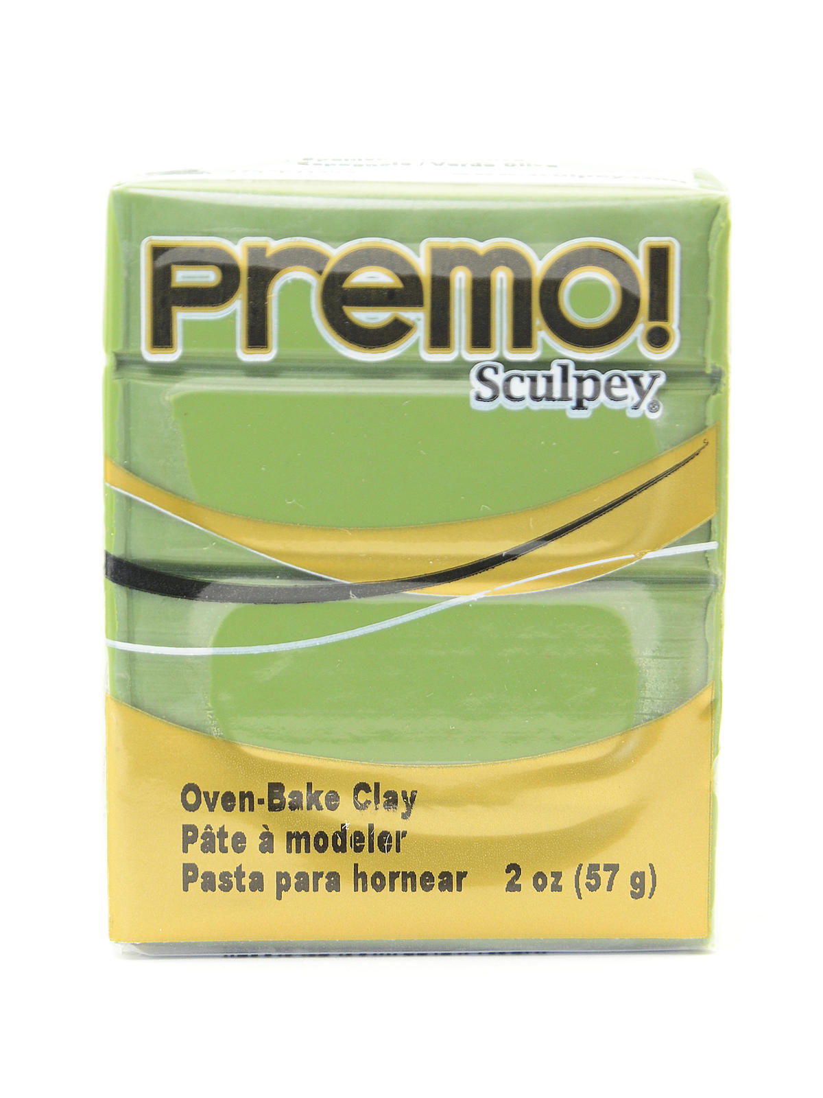 Premo Premium Polymer Clay spanish olive 2 oz.