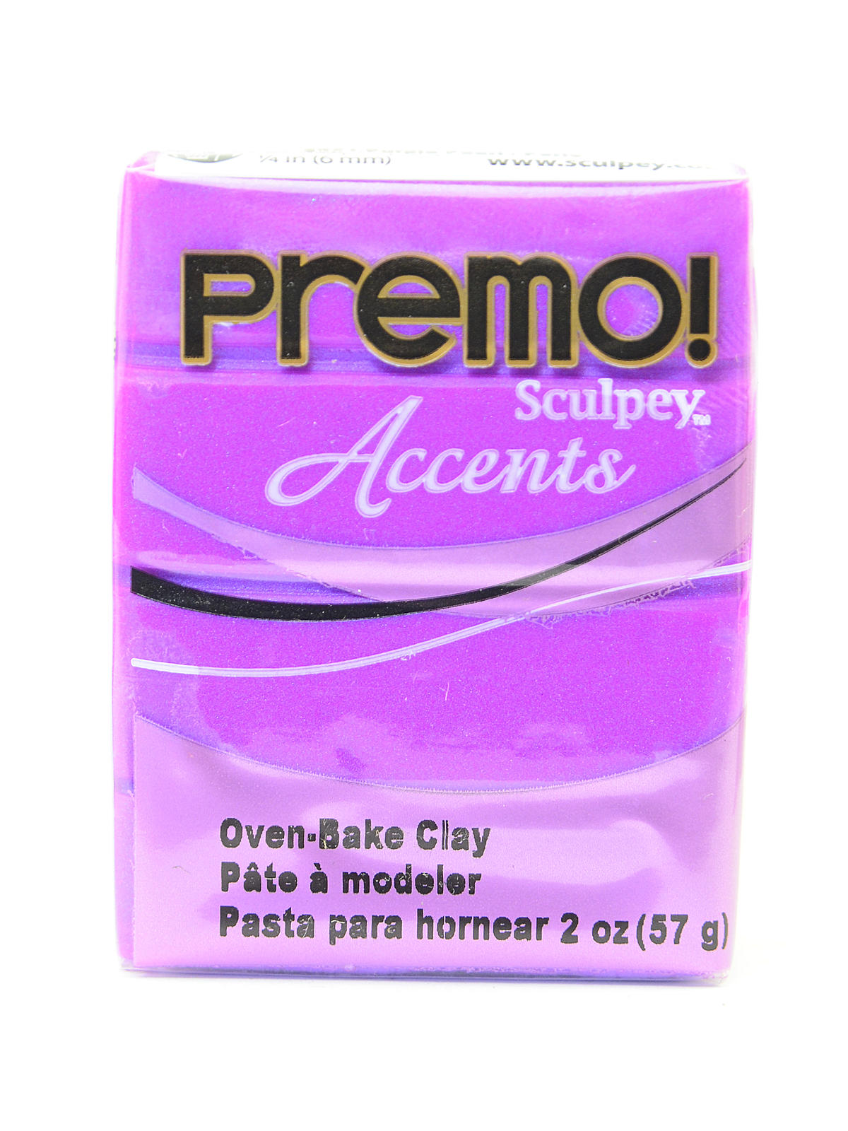 Premo Premium Polymer Clay Purple Pearl 2 Oz.