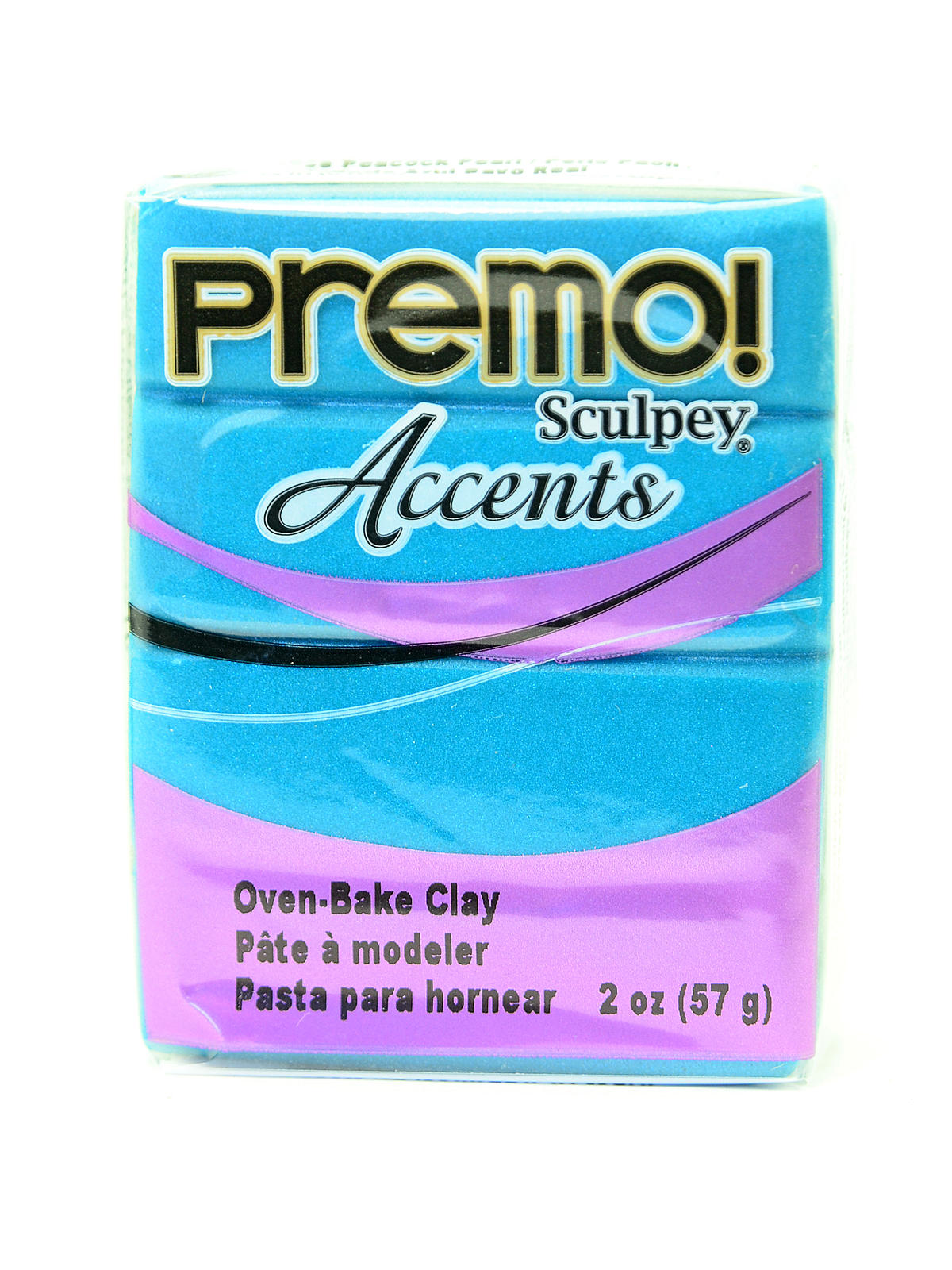 Premo Premium Polymer Clay peacock pearl 2 oz.