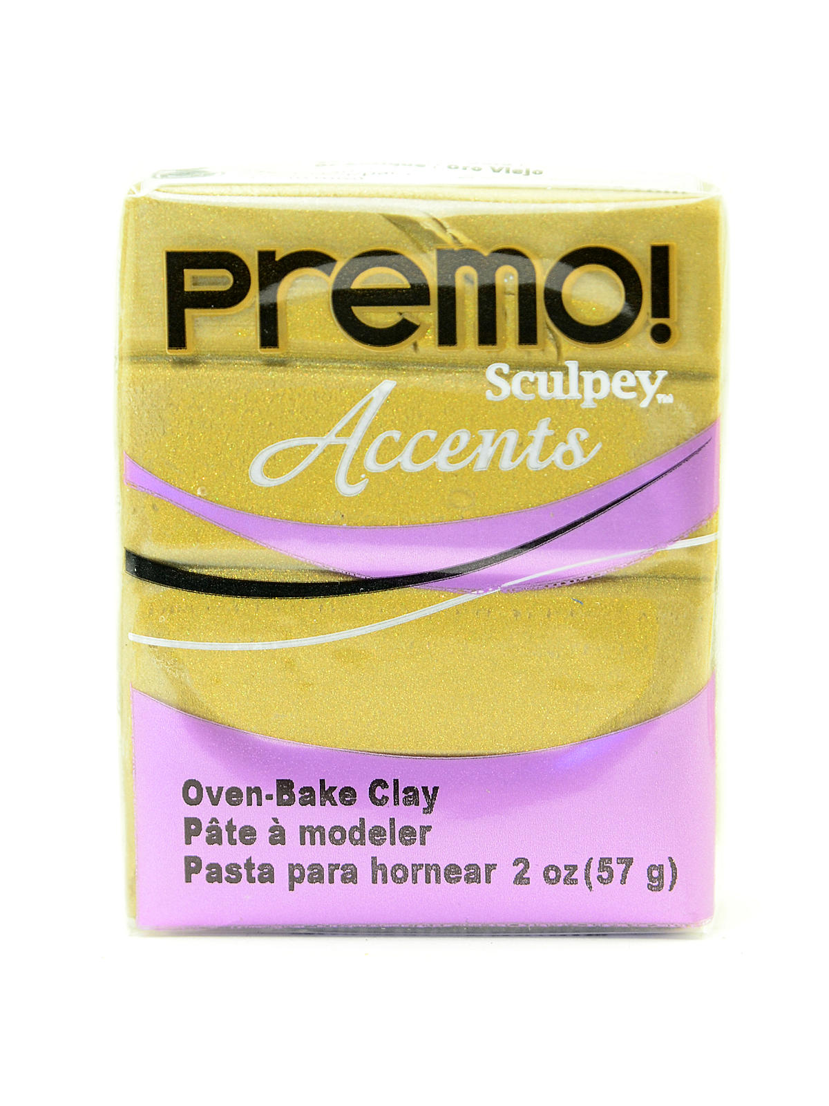 Premo Premium Polymer Clay Antique Gold 2 Oz.