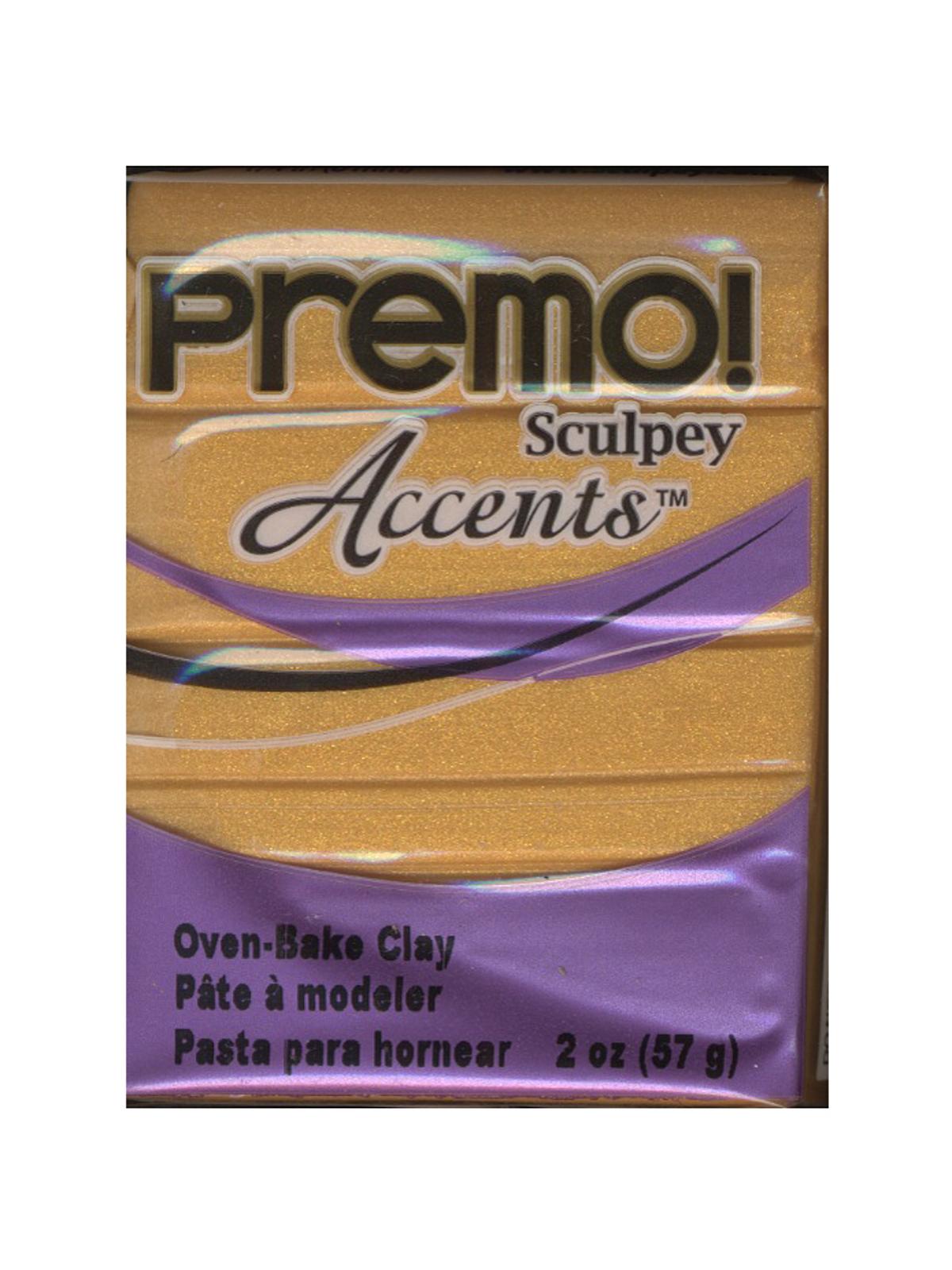 Premo Premium Polymer Clay 18 Kt Gold 2 Oz.
