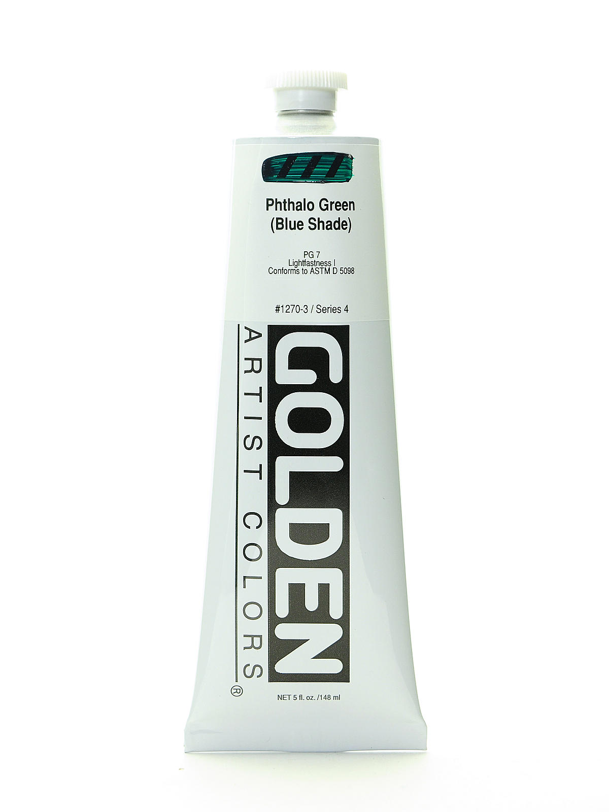 Heavy Body Acrylics phthalo green blue shade 5 oz.