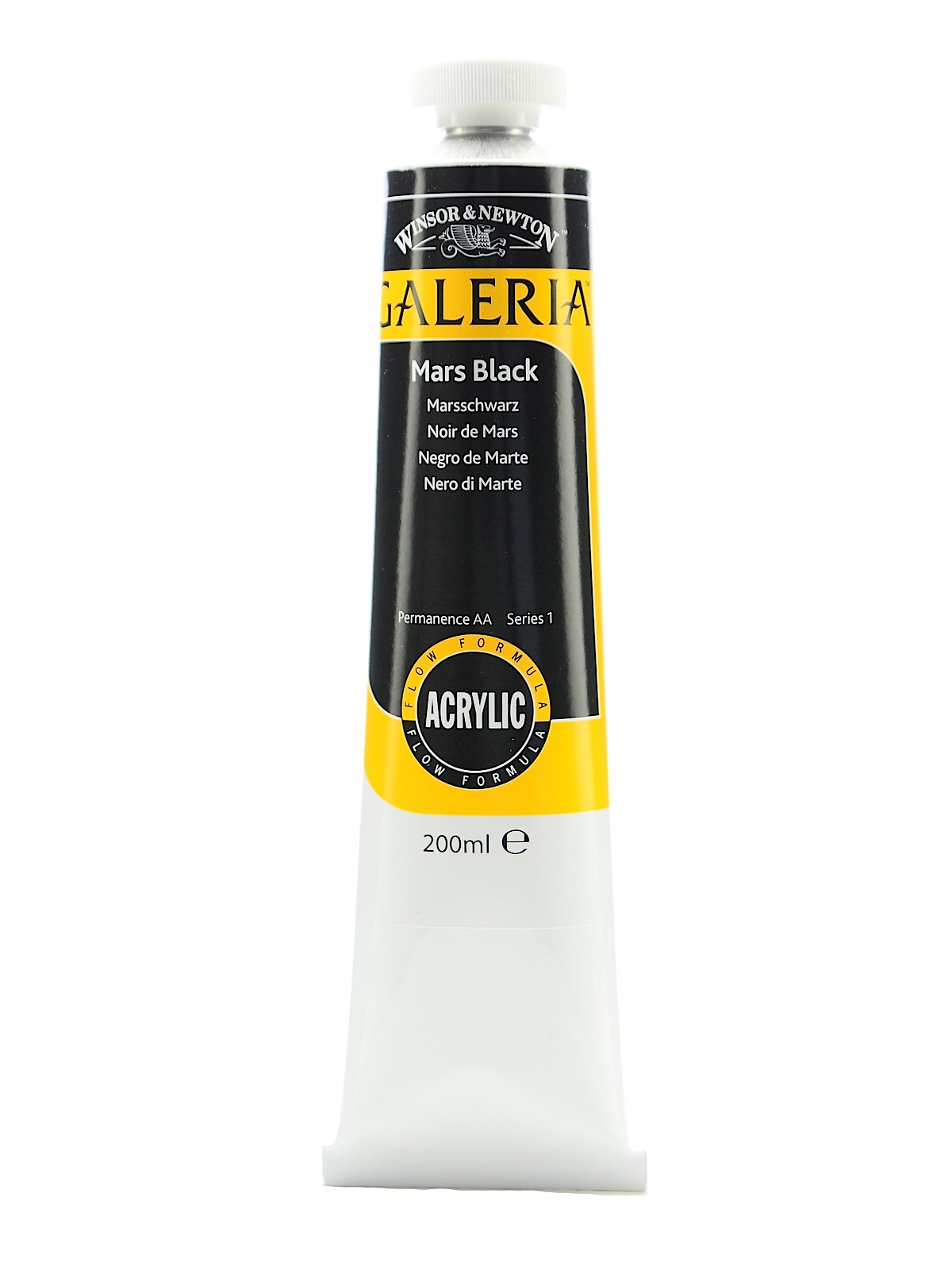 Galeria Flow Formula Acrylic Colours mars black 200 ml 386