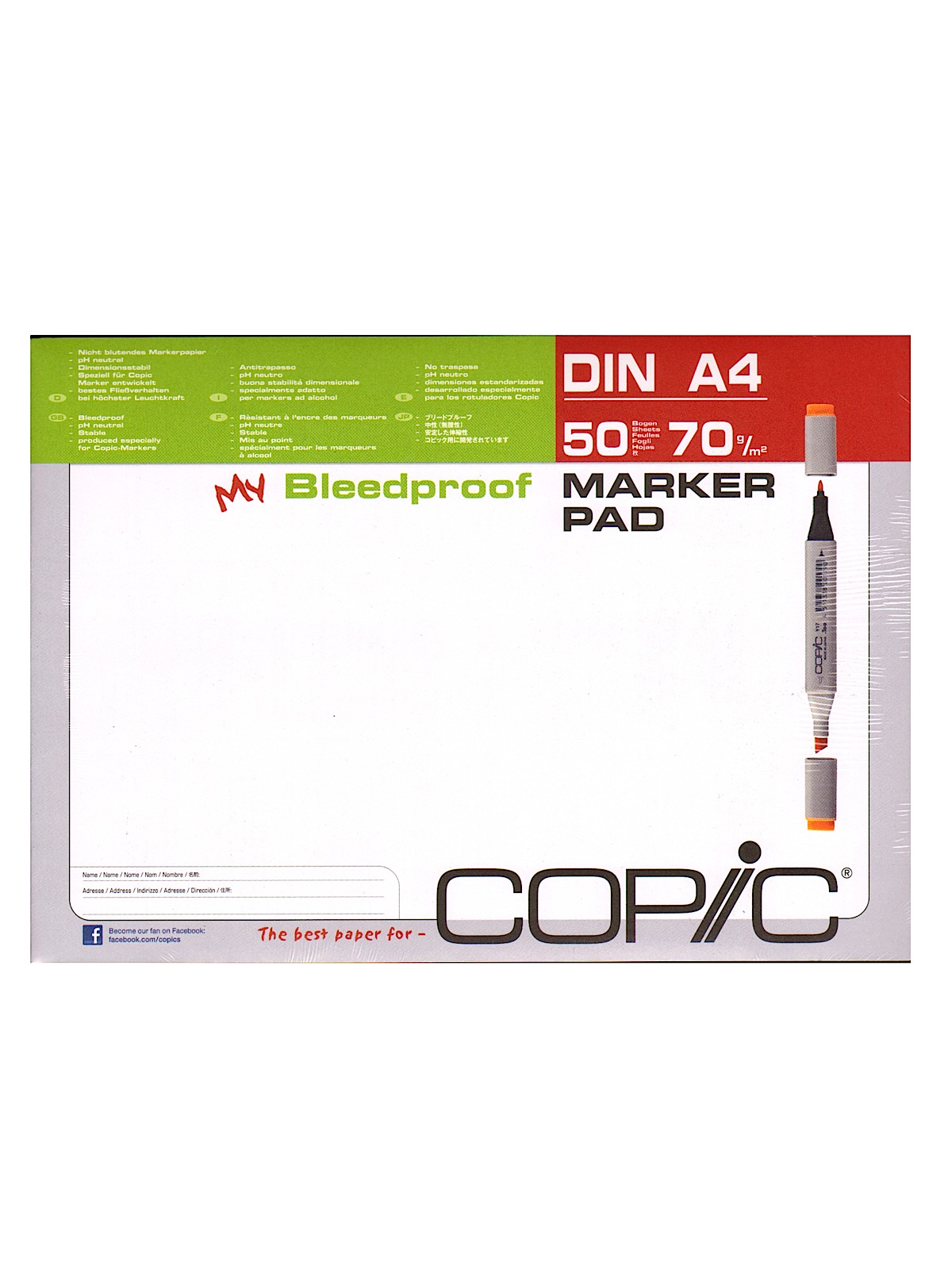 Alcohol Marker Pad A4 8.25 In. X 11.69 In.