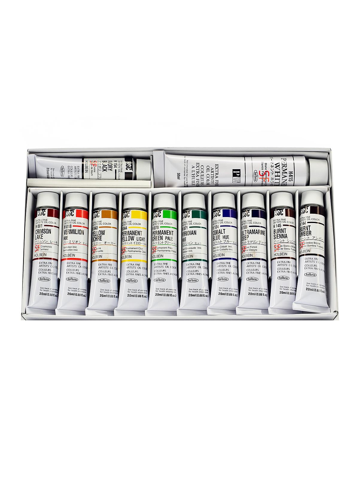 Artist Oil Color Sets H905 Set Of 12