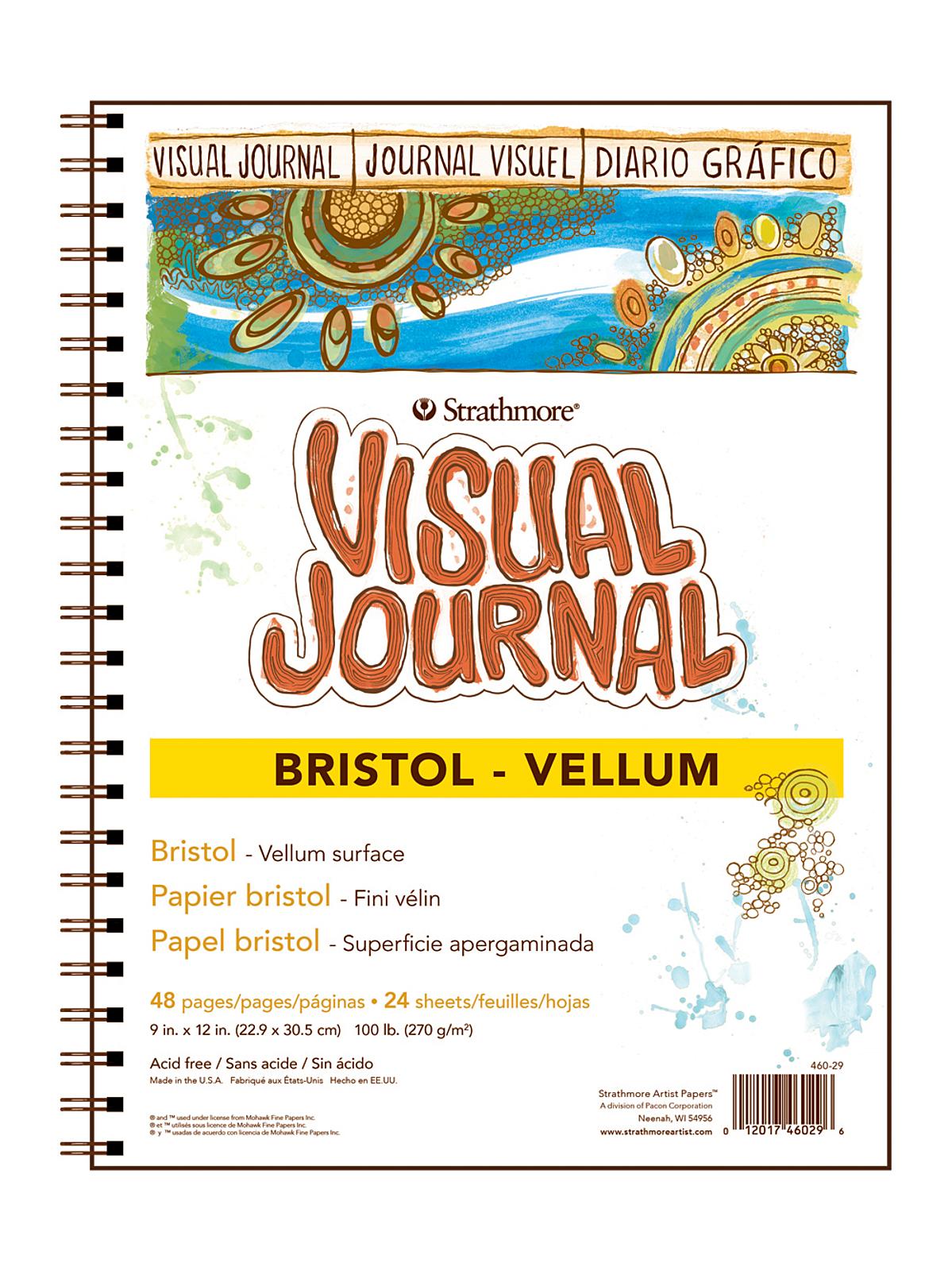 Visual Bristol Journals 9 in. x 12 in. vellum 24 sheets