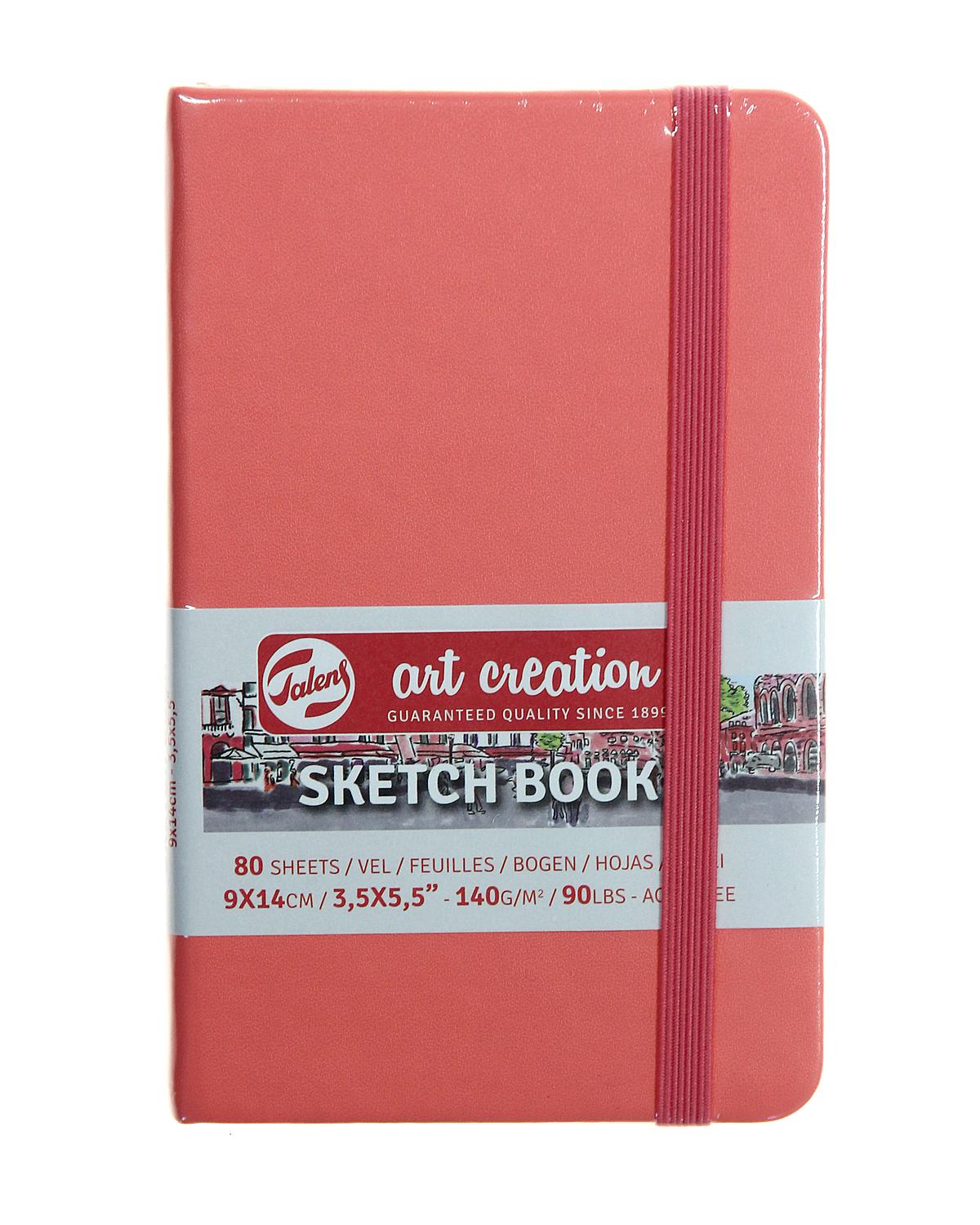 Art Creations Sketchbooks 140 g coral 9 cm x 14 cm