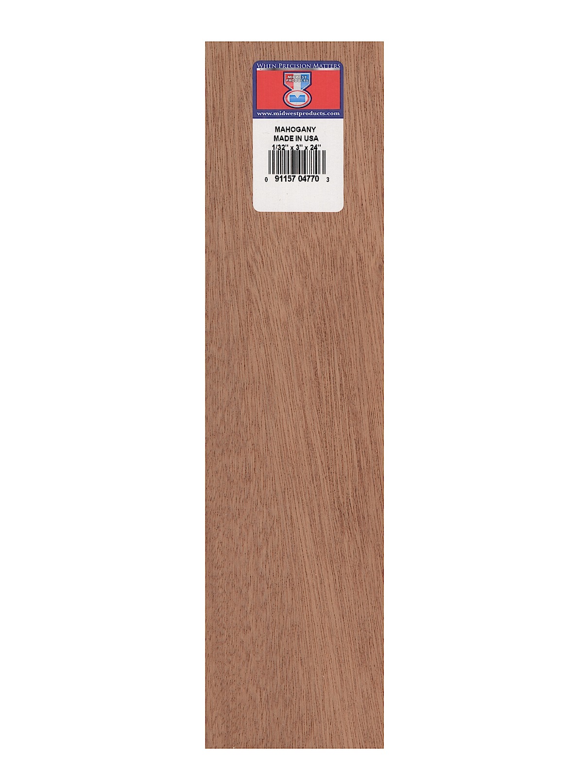Mahogany Project Woods 1 32 In. X 3 In. X 24 In. Sheet